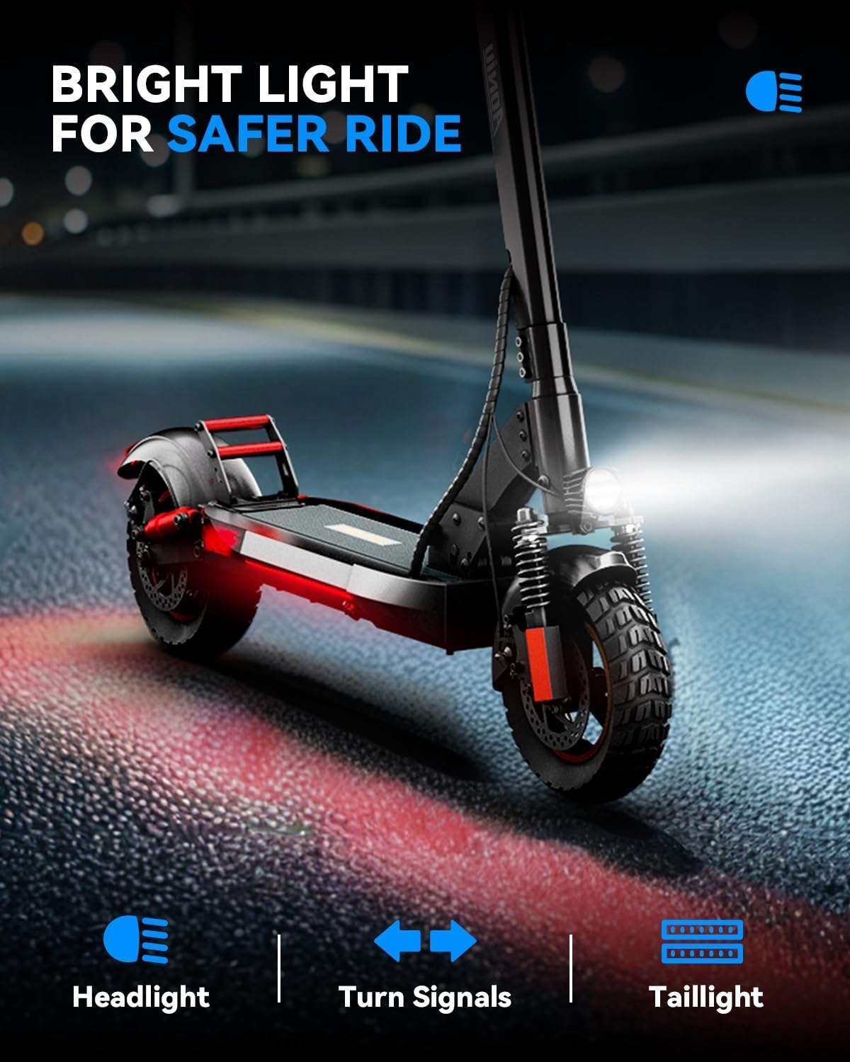 AONIU M4 Electric Scooter for Adults with seat 25-30 mph Fast Speed Heavy Duty 300+ lbs 10 inch Off Road Foldable e Scooter Mobility e Scooters for Girls Men Teens 31-37 Miles Long Range Bike