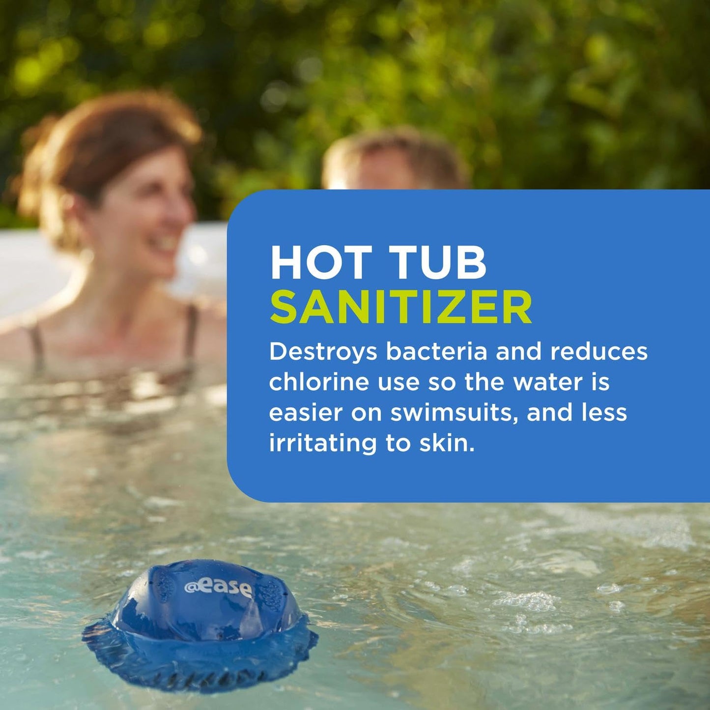 FROG @Ease Floating System for Hot Tubs - Quick & Easy Self-Regulating Hot Tub Sanitizer - Hot Tub Maintenance System with Sanitizing Minerals & SmartChlor Technology - 4 Month Bundle+
