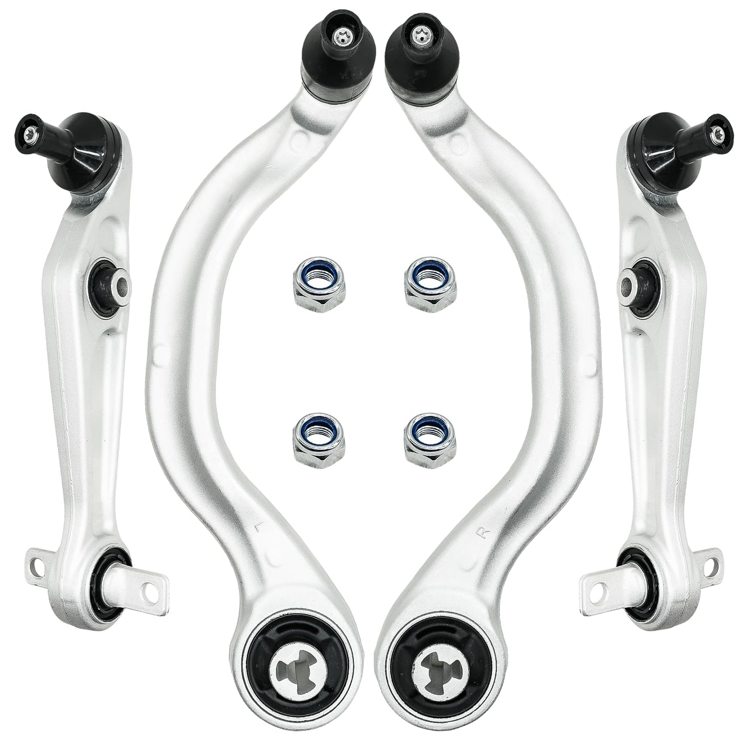 Front Lower Control Arm Fits for Tesla Model 3 2017-2021,Replacement for 104434100D 104435100C 104435400A 4Pcs with Ball Joint