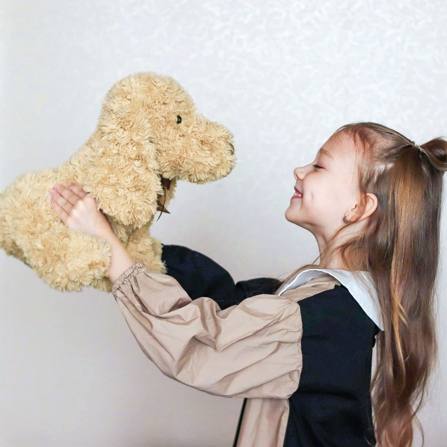 WEIGEDU Stuffed Dog, Puppy Dogs Stuffed Animals Plush Toys for Girls Boys and Adults Animal Gifts Kids Zoo Nursery Décor Newborn