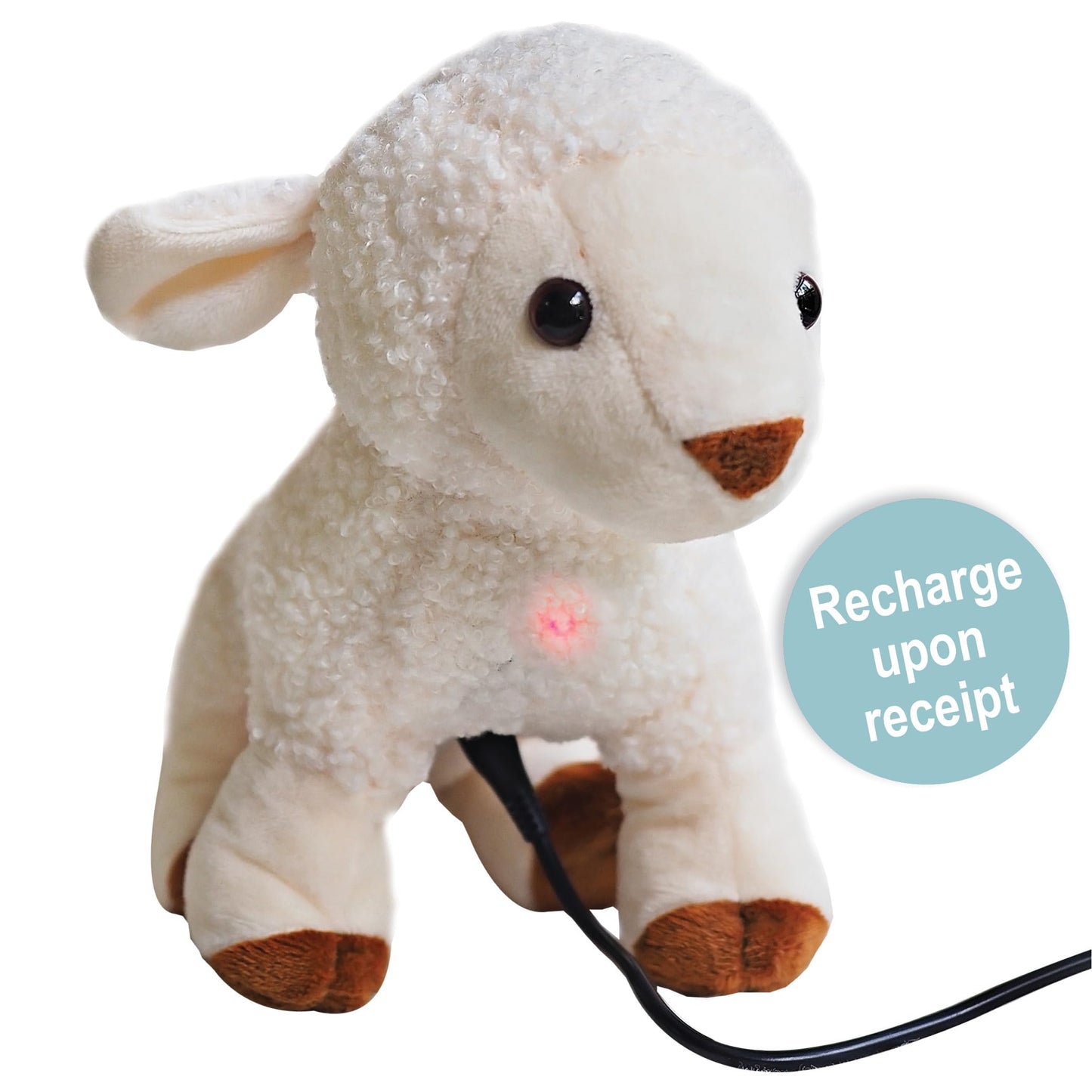 Kulumi My Little Lamb - Singing Lamb w/Audio Bible, Stories and Songs (3+), Musical Stuffed Animal for Baby – Christian Toy for Children to Help Sleep & Memorize The Bible – Ideal Gift for Kids