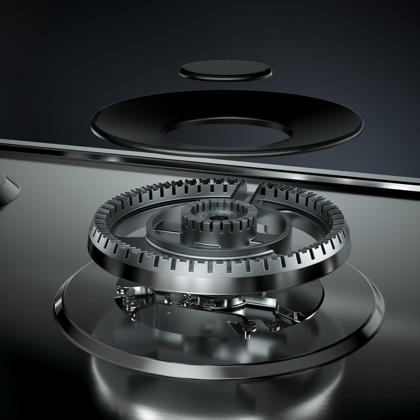 Empava 30" Gas Cooktop with 5 Italy Sabaf Sealed Burners NG/LPG Convertible in Stainless Steel Model 2020, 30 Inch