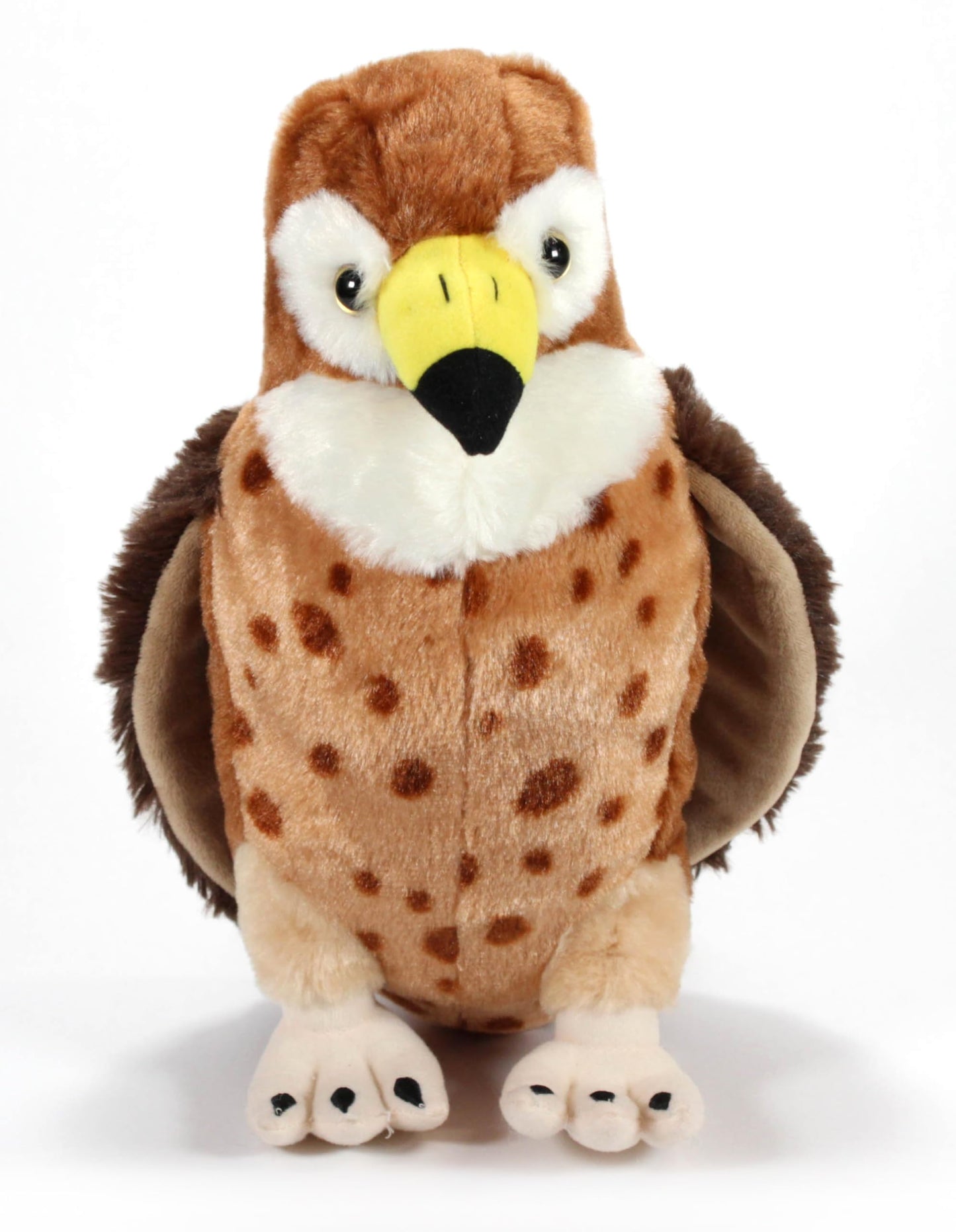 The Petting Zoo Red Tailed Hawk Stuffed Animal Plushie, Gifts for Kids, Wild Onez Zoo Animals, Hawk Plush Toy 12 inches