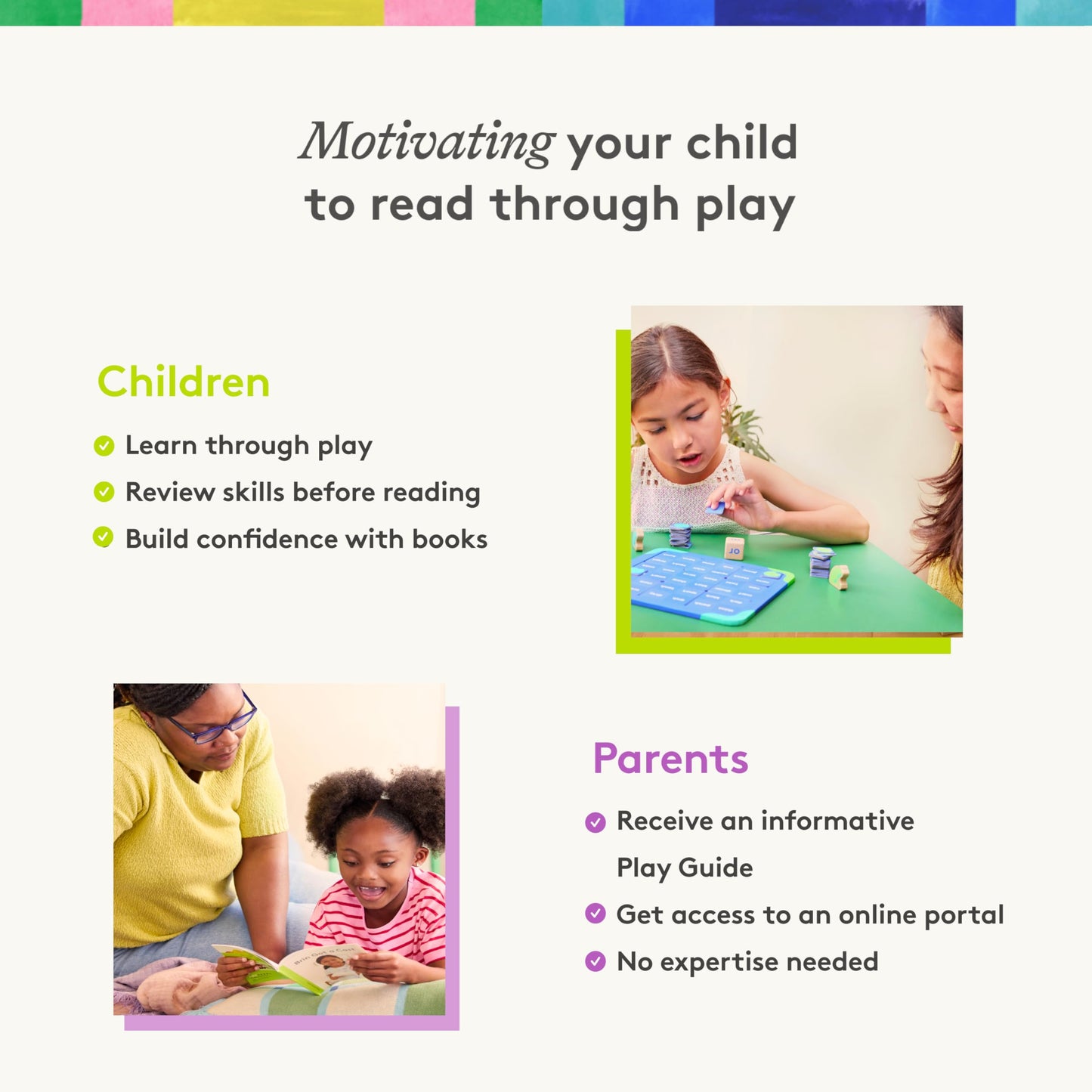 Lovevery, The Reading Skill Set for 1st & 2nd Grade, Includes 3 Games & 27 Books for Early Readers