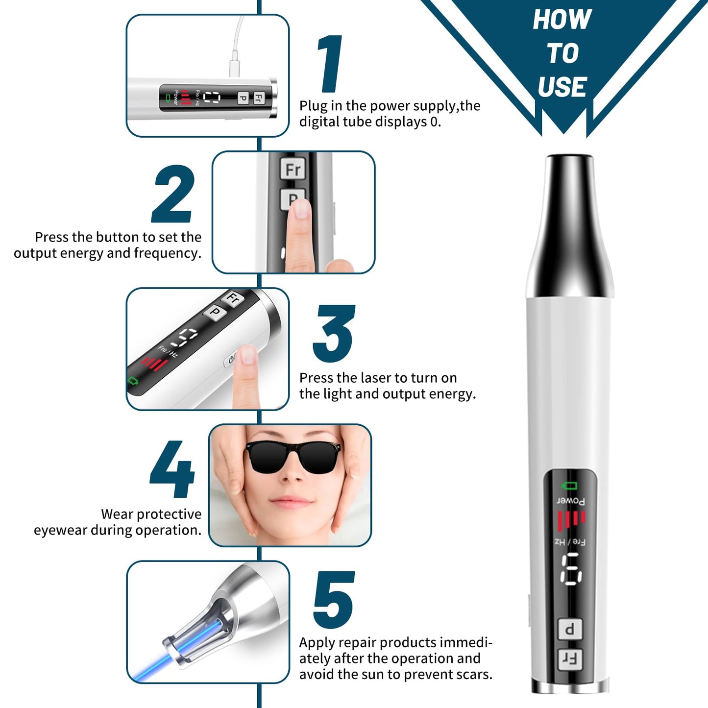 PicoSecond Nd: YAG Laser System - Removal of tattoos on all skin type-TR-B01