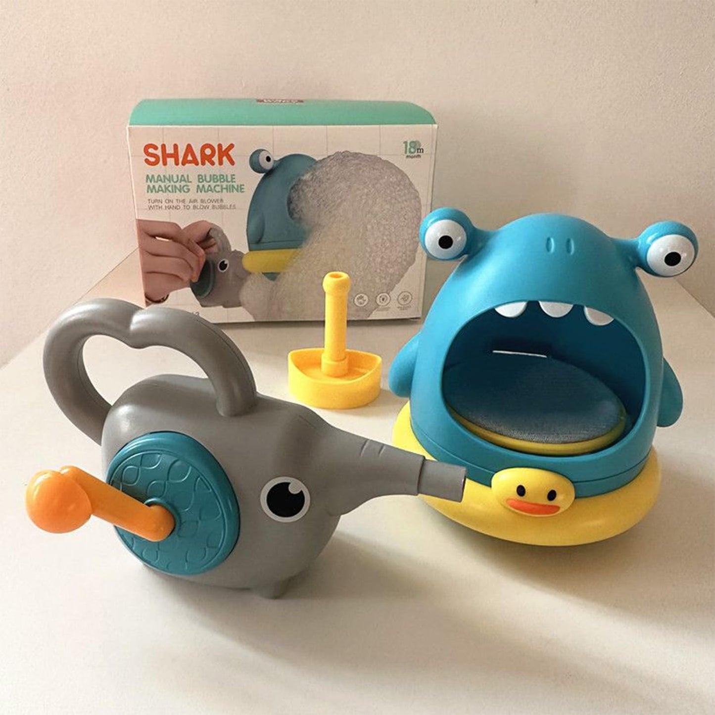 Automatic Bubble Machine, Crab Shaped Maker, Interactive Water Blower for Holiday Bathroom Birthday 10 Inch Width Flexible Polymer Material Sturdy Floating Toy Nursery Preschool Party Summer Item