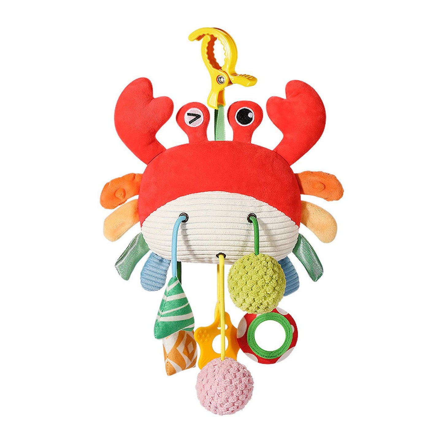 GZYFUVALW Car Seat & Stroller Toys for Babies 0-12 Months, Crab Infant Stroller Hanging Toys for Boys Girls