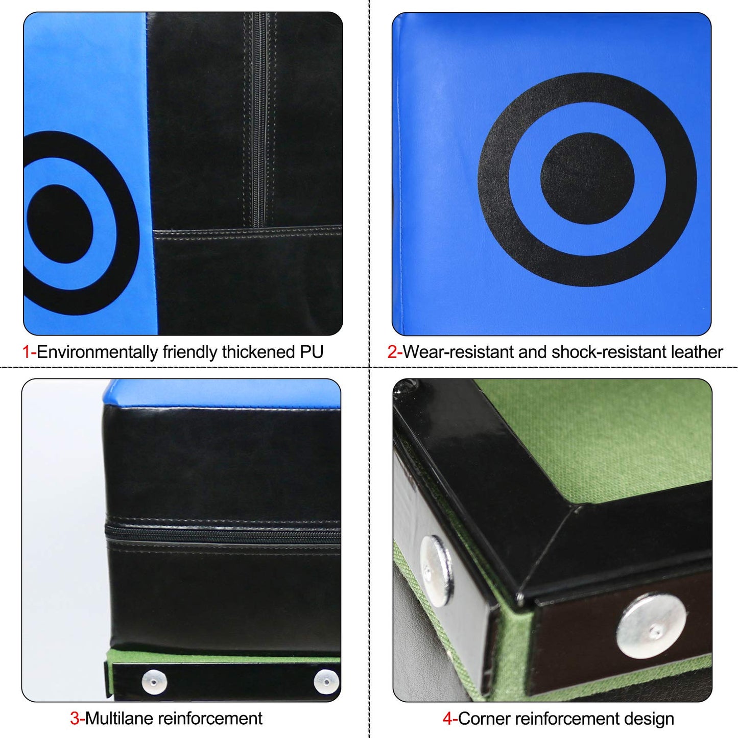 INNOLIFE Wall Mount Uppercut Heavy Bag Boxing MMA Training Punching Target(23.8x13.7x11.8 inches)