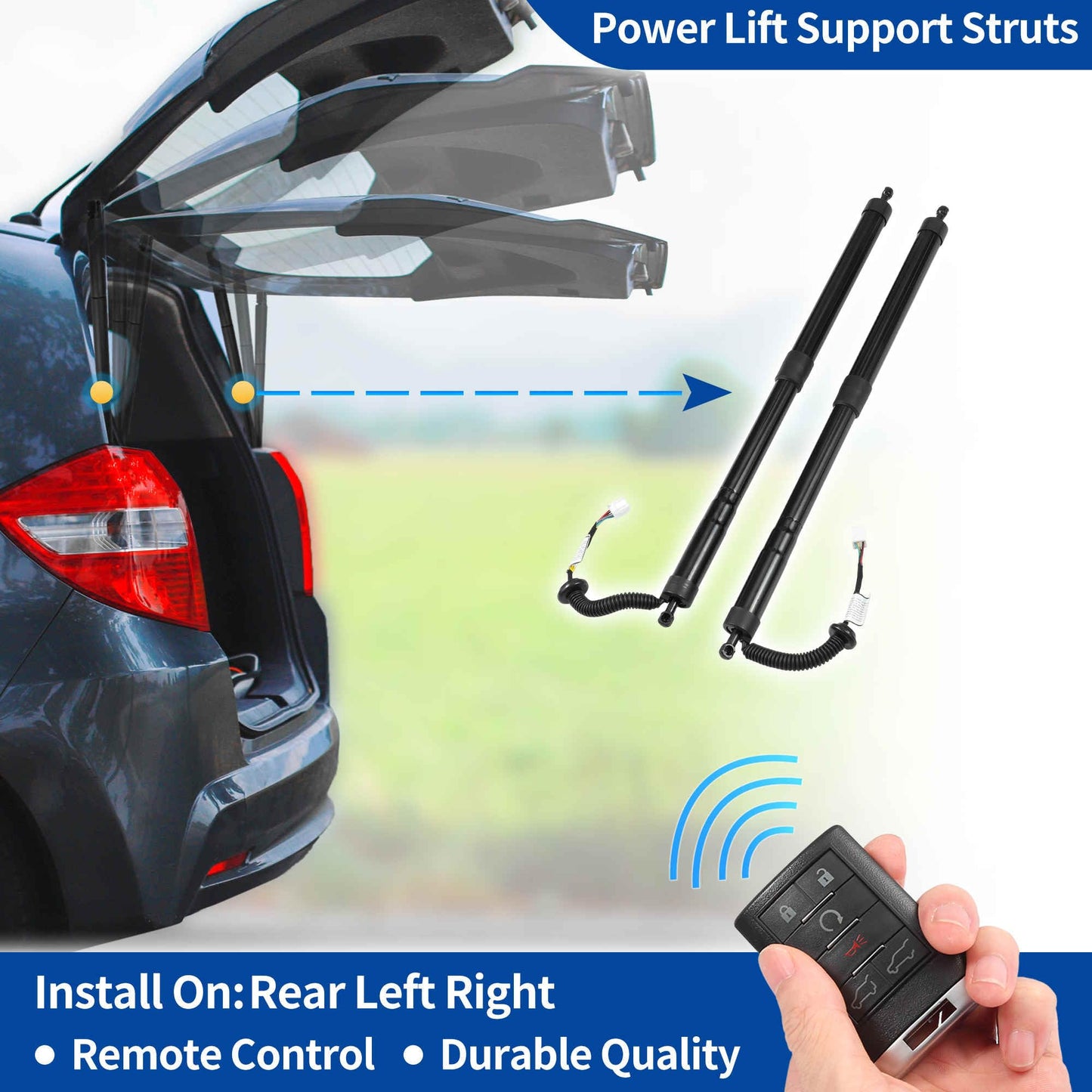 ARISELIFT Rear Tailgate Power Lift Support Liftgate Hatch Shock Strut Electric Trunk Power Liftgate Actuator (for Mazda CX-5 17-21, 30.7"x6.3"x3.35")