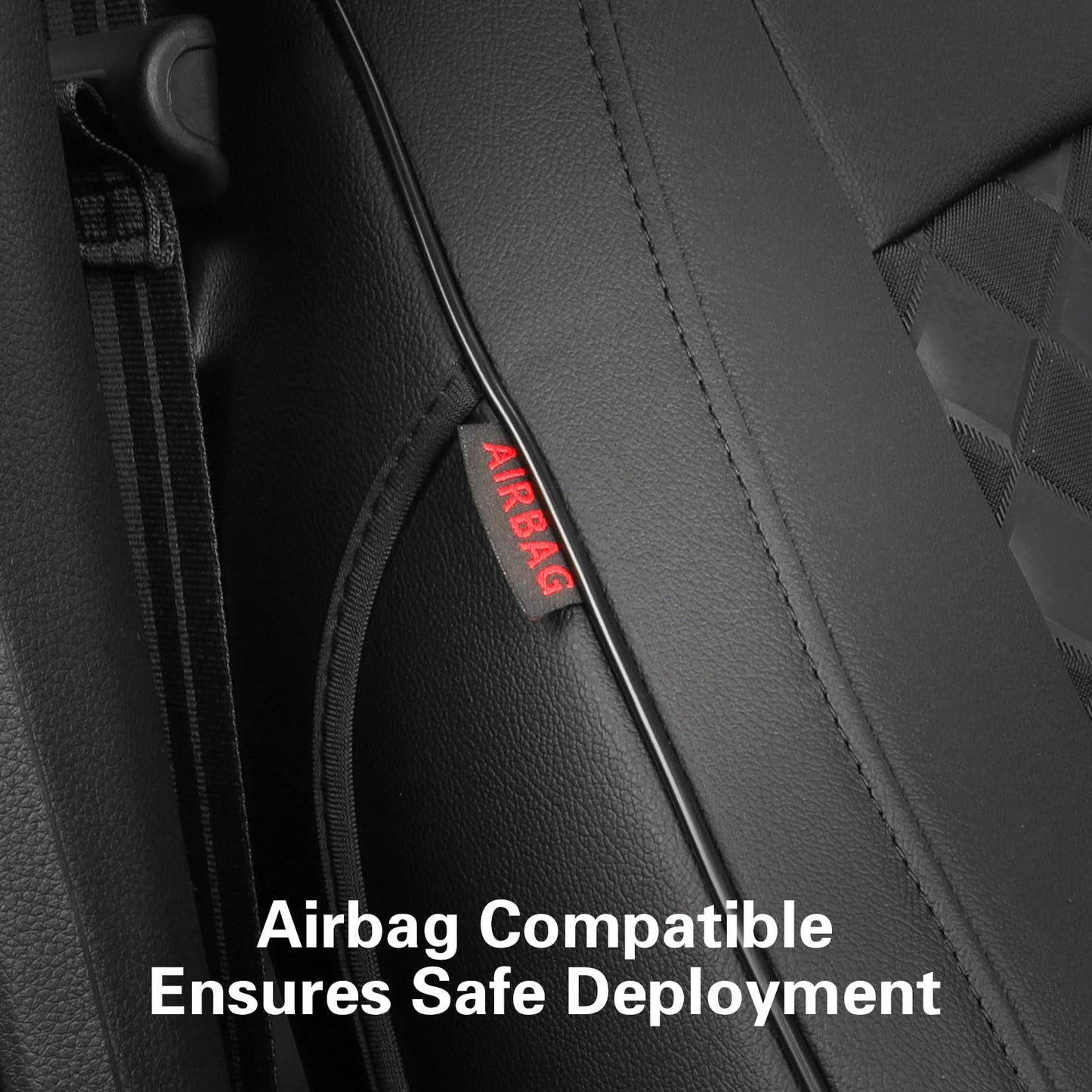 Custaura CRV Seat Covers Custom for Honda CRV 2023 2024 2025 2026 Leather Car Seat Cover Full Set for SUV, Waterproof Car Seat Protector, CR-V Seat Covers Faux Leather (Black)