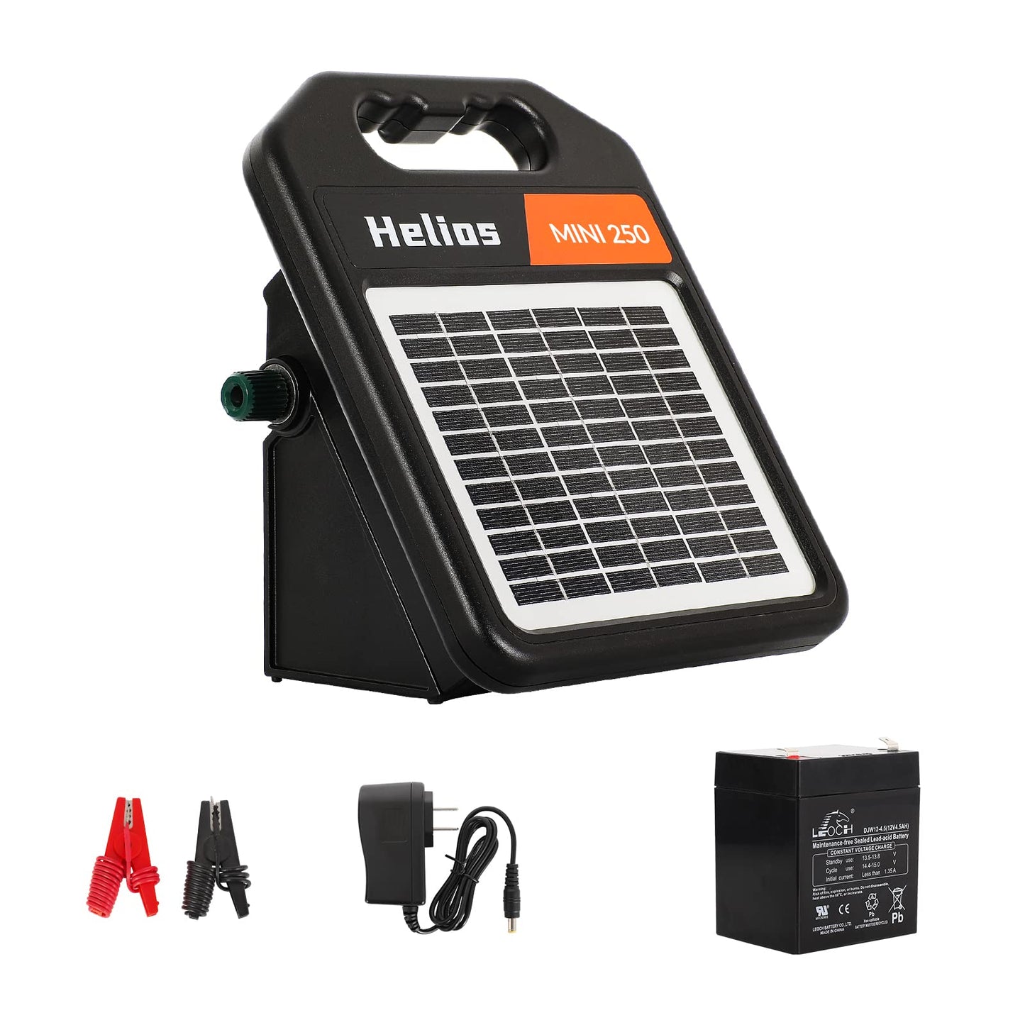 Solar Electric Fence Set: MINI160 + MINI250 Solar Electric Fence Charger, 0.11Joule & 0.18Joule for Versatile Protection