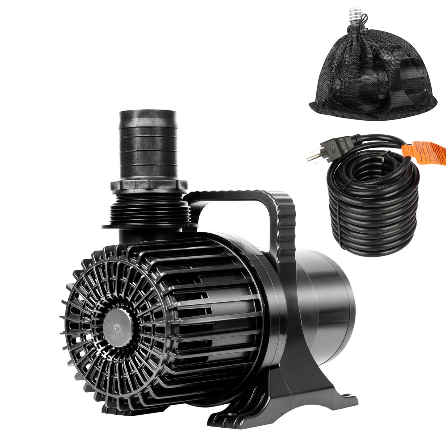 OYO WATER Outdoor Large 8300gph-520W 32.8FT Pond Water-fall & Kio Fish Fountain-s &Garden Pump Submersible IPX8: Long 32.8FT Cord Smart-er & Quieter Duck & Yard &Patio Ponds Pumps, 1 Barrier Pump Bag