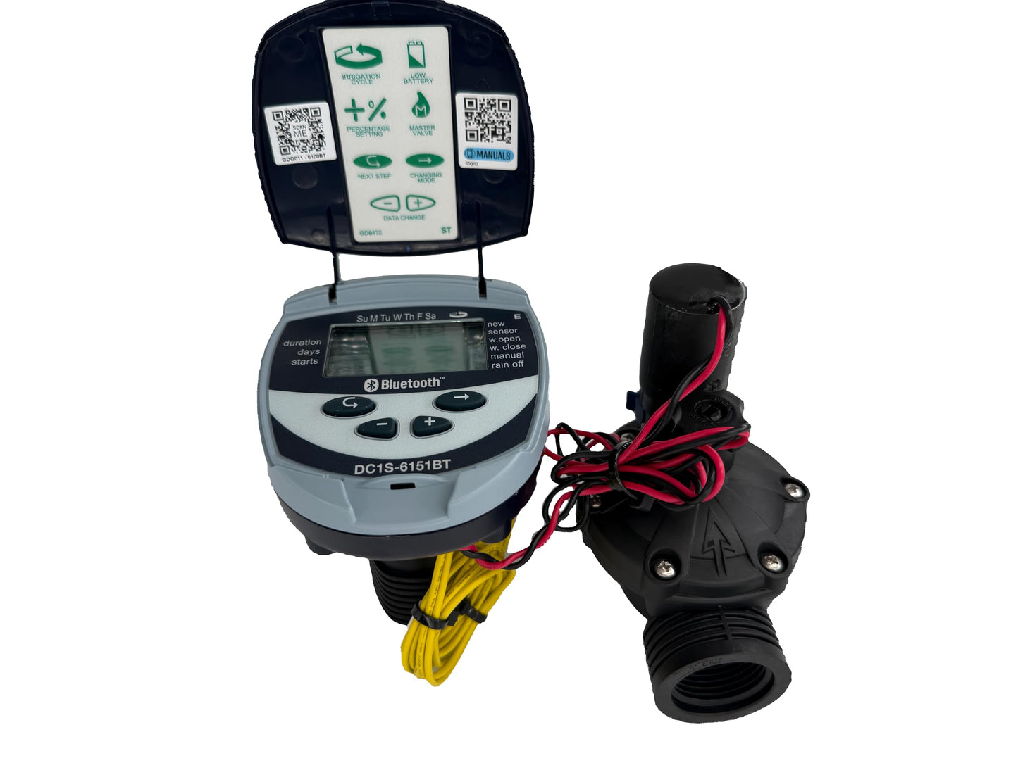 Galcon 61512 DC-1SBT with 1" Station Battery Powered Off-Grid Automatic Irrigation System, Irrigation Timer for Misting & Propagation, Cloning GAJBSH31UP0