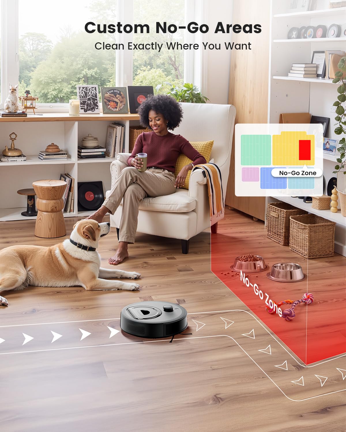 Lefant Robot Vacuum and Mop, Upgraded LiDAR Navigation, 450ml Visible Dustbin, Strong Suction, Multi-Floor Mapping, Self-Charge, WiFi/Alexa/APP, Multi-Surface Cleaning, M330 Pro Grey
