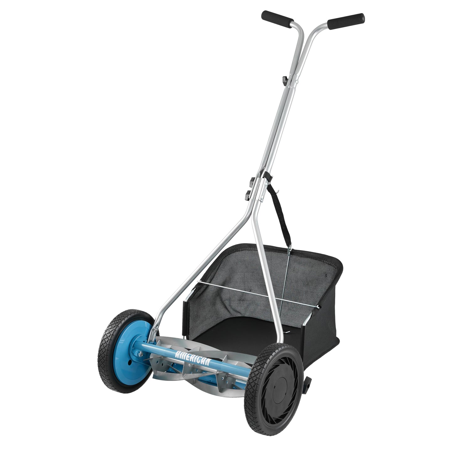 American Lawn Mower Company 1604-16 16-Inch 5-Blade Walk Behind Reel Mower with Grass Catcher