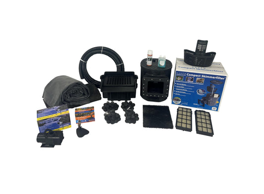 HALF OFF PONDS Savio Select 3,000 GPH Submersible Pump Pond Kit with 20' x 25' EPDM Rubber Pond Liner for Water Garden & Koi Pond
