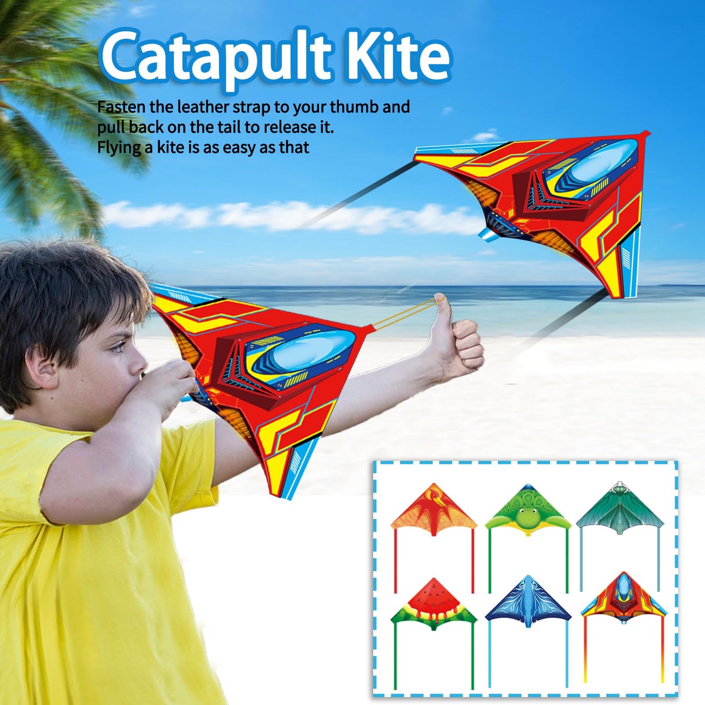 YongnKids 6 Pack Mini Kite for Kids&Adult, Finger Launcher Kites Easy to Fly on Beach| Park|Plaza|Garde|Backyard, Birthday Easter Gifts for Boys Girls Ages 3 4 5 6 7 8-18 Years Outdoor Toys