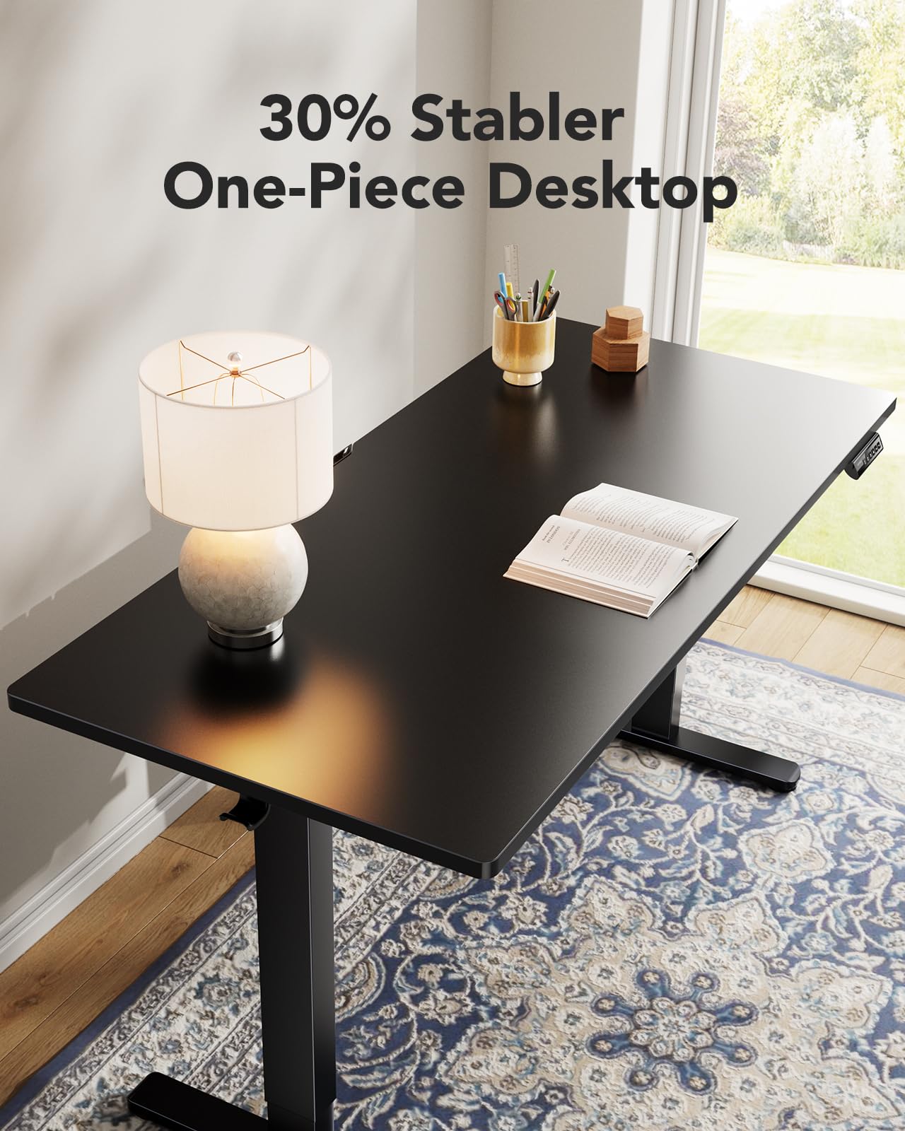 HUANUO Electric Standing Desk, Single Monitor Mount