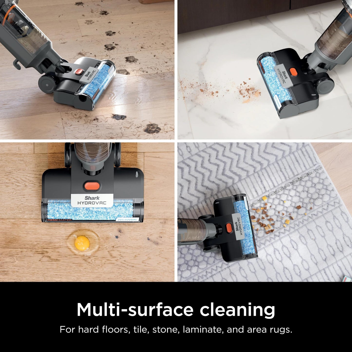 SHARK WD160 HydroVac MessMaster XL 3-in-1 Vacuum, Mop & Self-Cleaning System for Multi-Surface Cleaning, Perfect Hardwood, Tile, Marble, Area Rug (RENEWED)