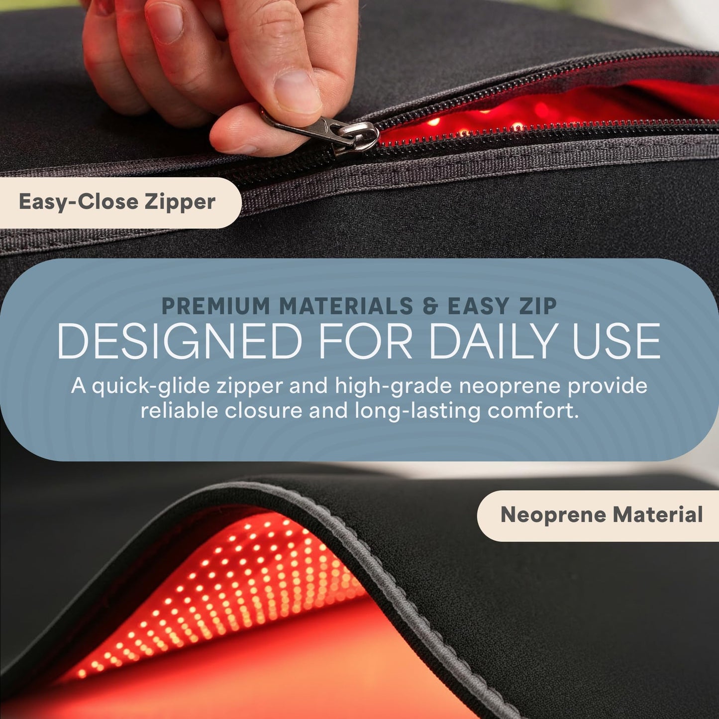 Lifepro Red Light Therapy for Body Wrap – Allevabody 660nm & 850nm Near Infrared and Red Light Therapy Mat for Body – Adjustable, Portable & Full-Body Relaxation for Daily Wellness