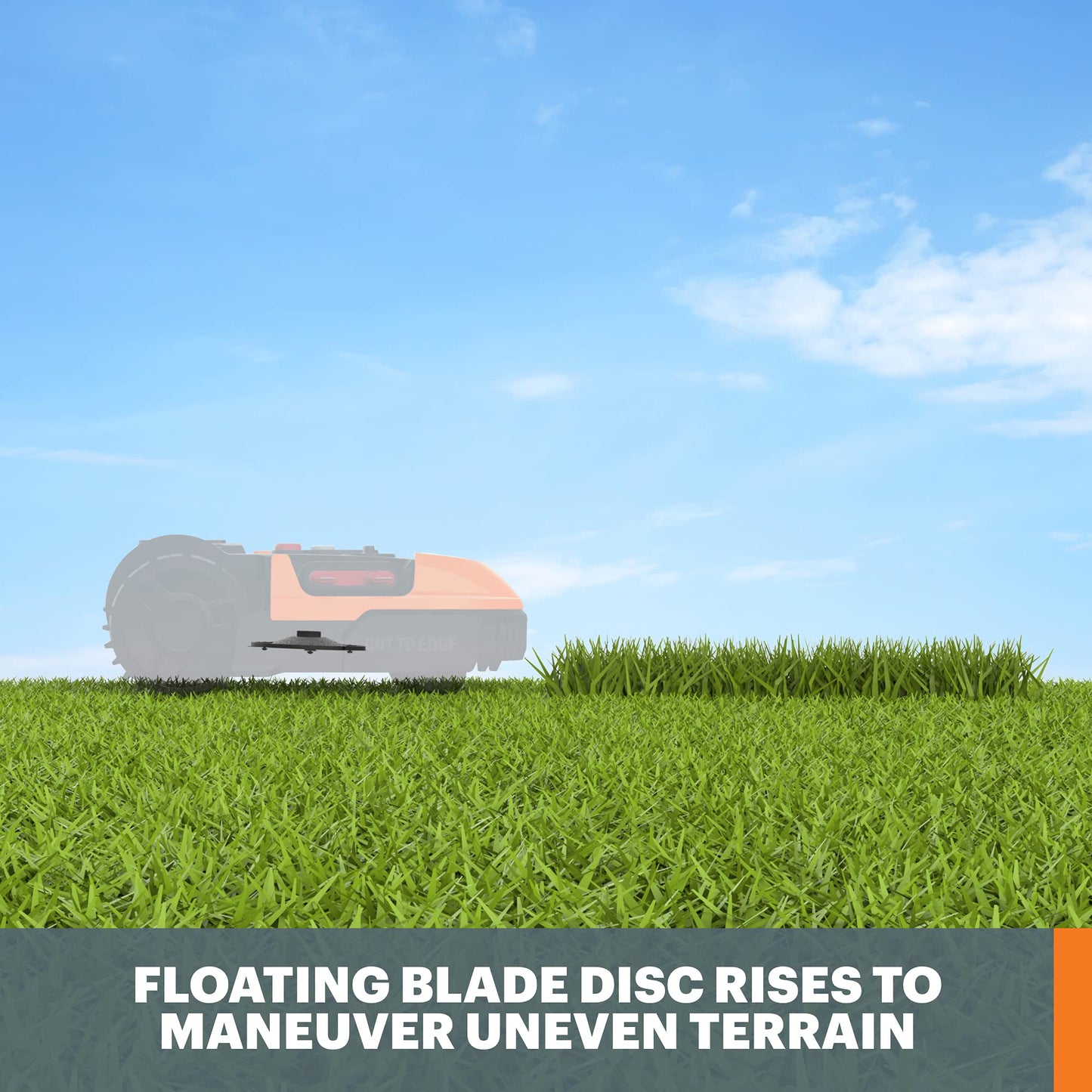 Worx Landroid L 20V 5.0Ah Robotic Lawn Mower 1/2 Acre / 21,780 Sq Ft. Power Share - WR155 (Battery & Charger Included)