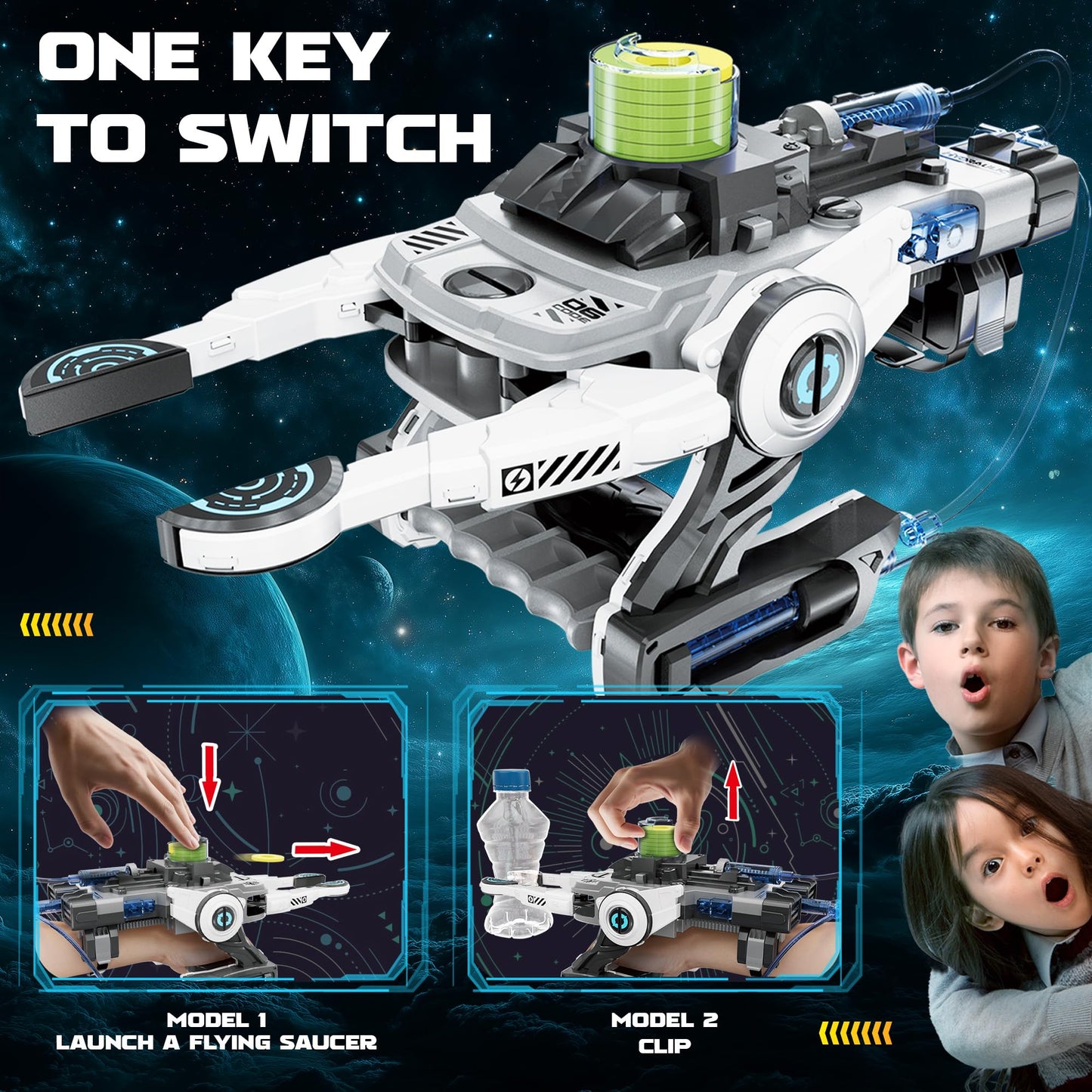 SMIESSKIDDO Robotic Mechanical Hand STEM Toy for Kids 8 9 10 11 12 13 14 | Parents Choice Award Winner | Kids Birthday Gift | DIY Engineering Kit for 8-14 Years Old Boys & Girls - White