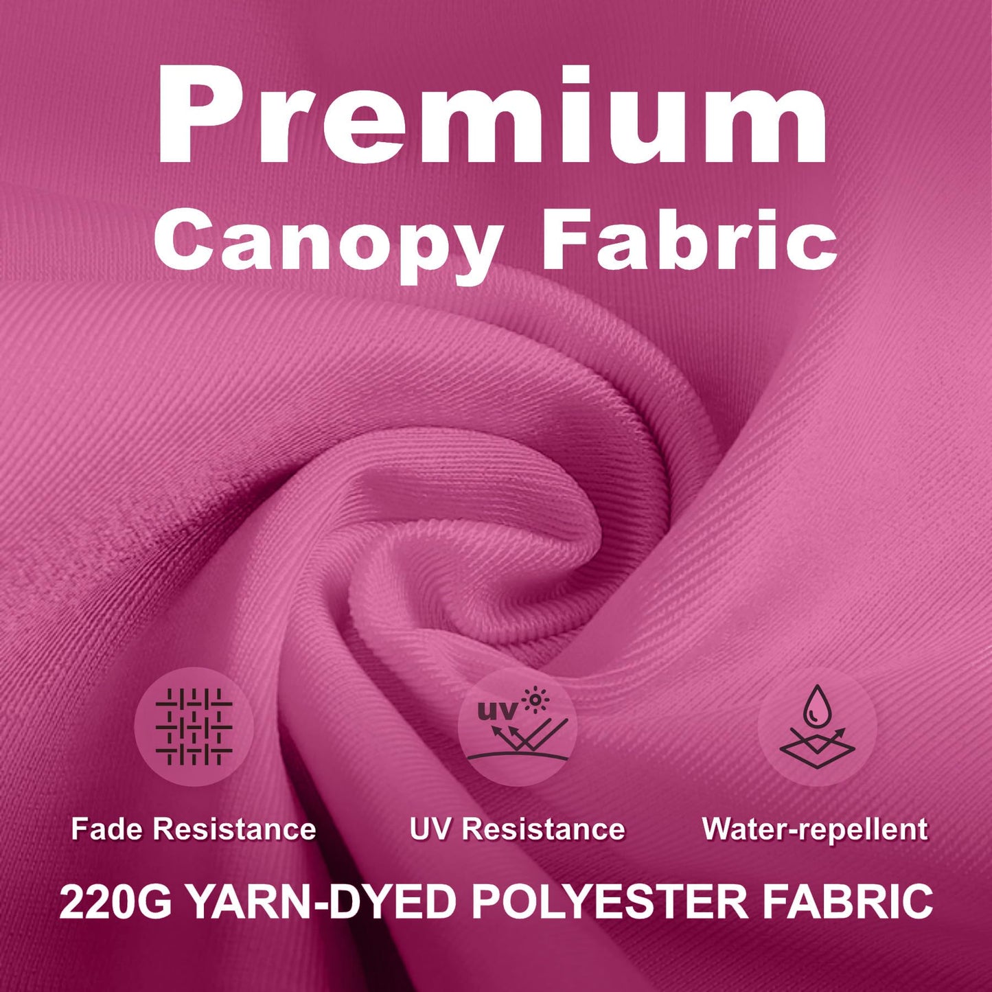 Patio Kingdom 11FT Cantilever Umbrella with Base Large Curvy Outdoor Aluminum Offset Umbrella w/ 360° Rotation, UV Resistant Canopy for Patio, Garden, Backyard, Rose Pink