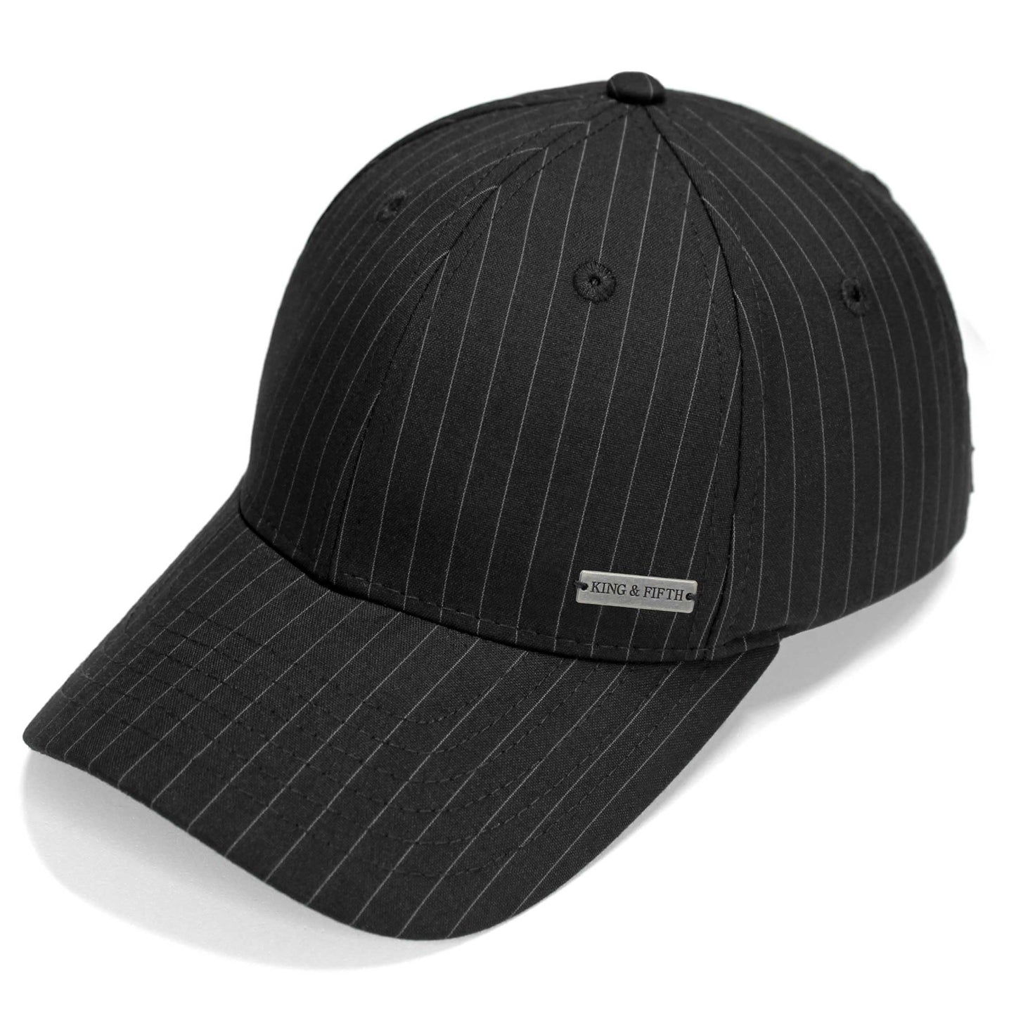 Fashion Baseball Hats for Men by King & Fifth | The Senna Baseball Cap with Low Profile & Menswear Fabric + Baseball Caps
