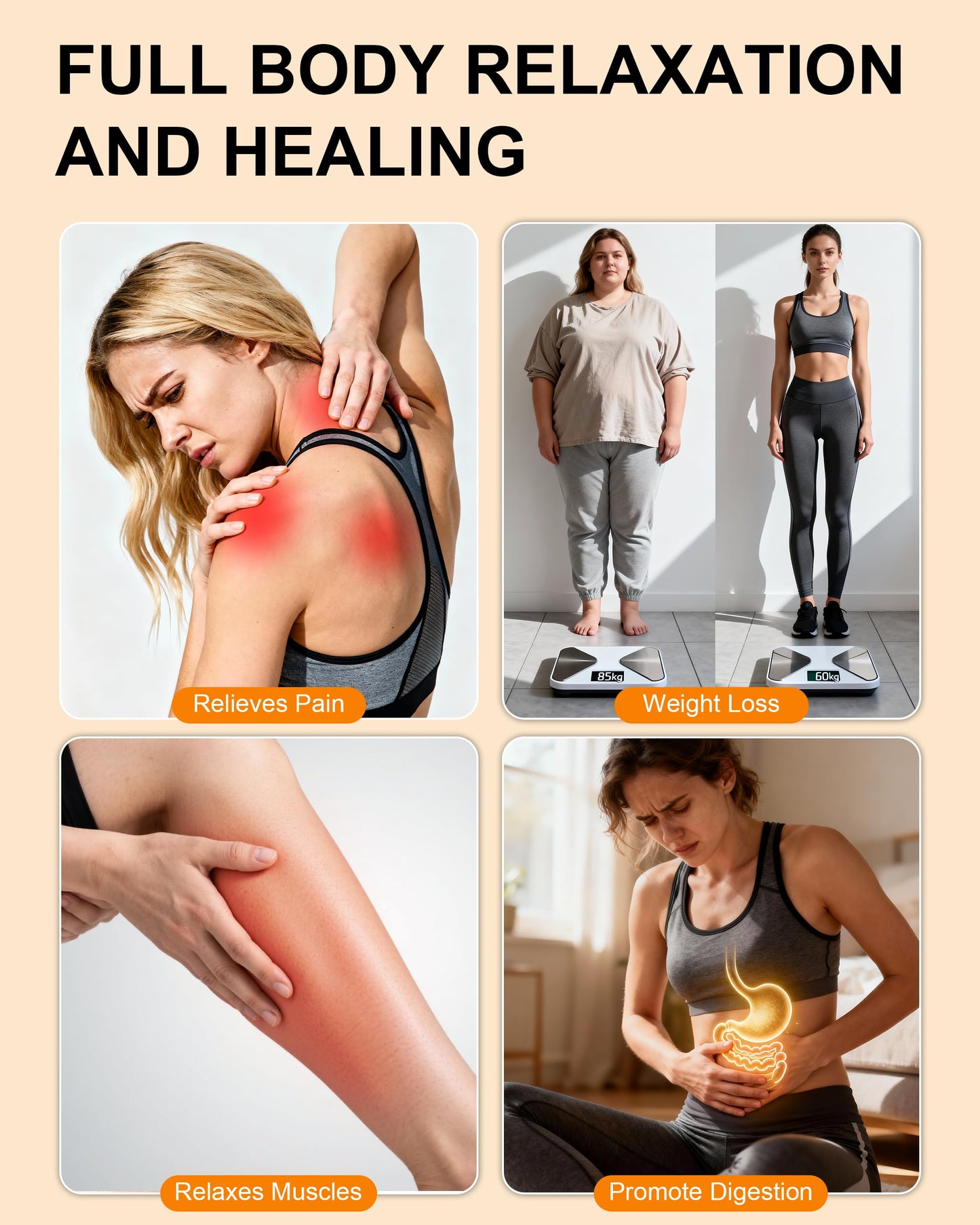 Vibrating Plate Machine,180 Speeds Shake Plate for Lymphatic Drainage Weight Loss, Vibration Fitness Platform 460LB Capacity Whole Body Workout with Bluetooth Home Exercise Gym Equipment for Women Men