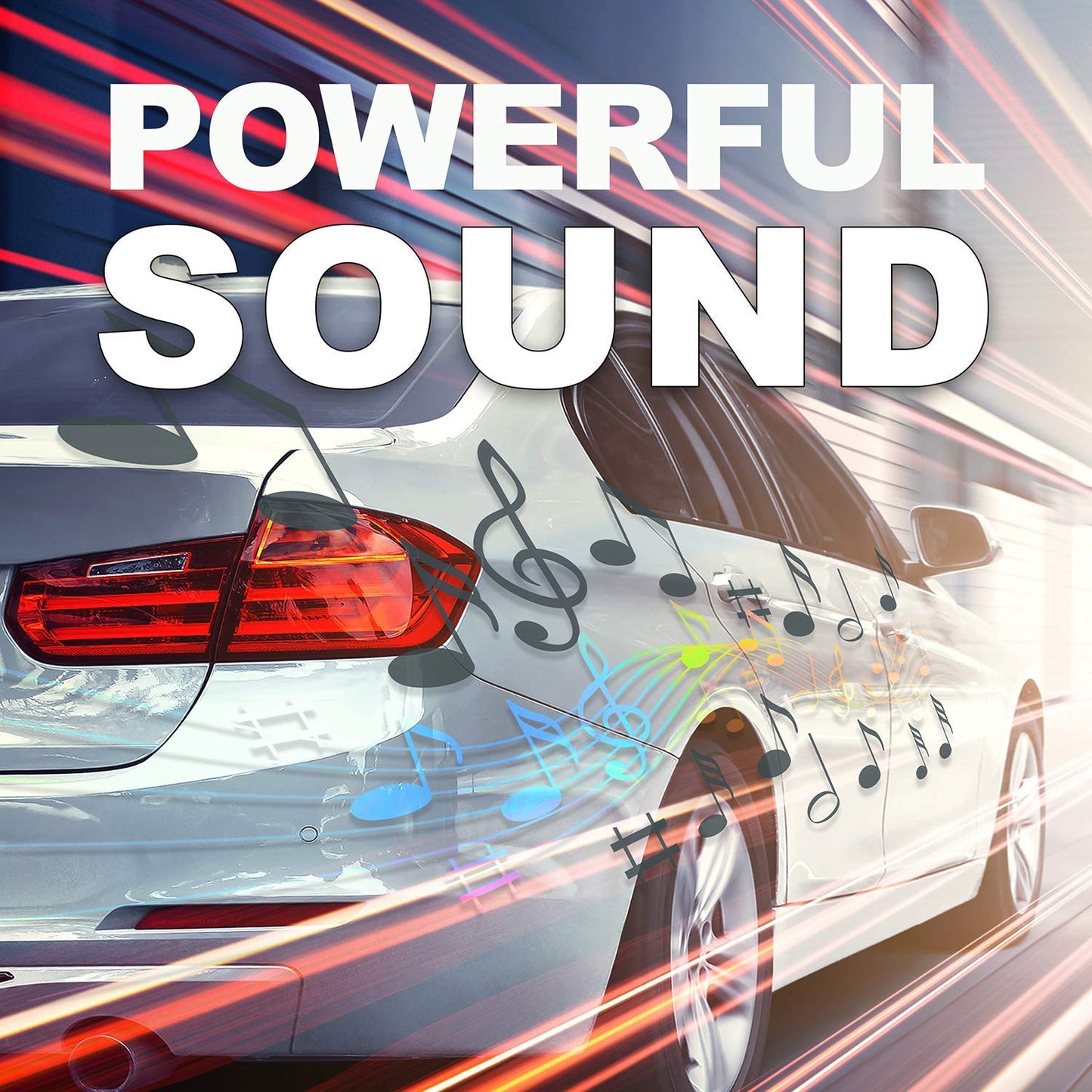 Sound Storm Laboratories LOPRO8 Amplified Car Subwoofer - 600 Watts Max Power, Low Profile, 8 Inch Subwoofer, Remote Subwoofer Control, Great For Vehicles That Need Bass But Have Limited Space, Black