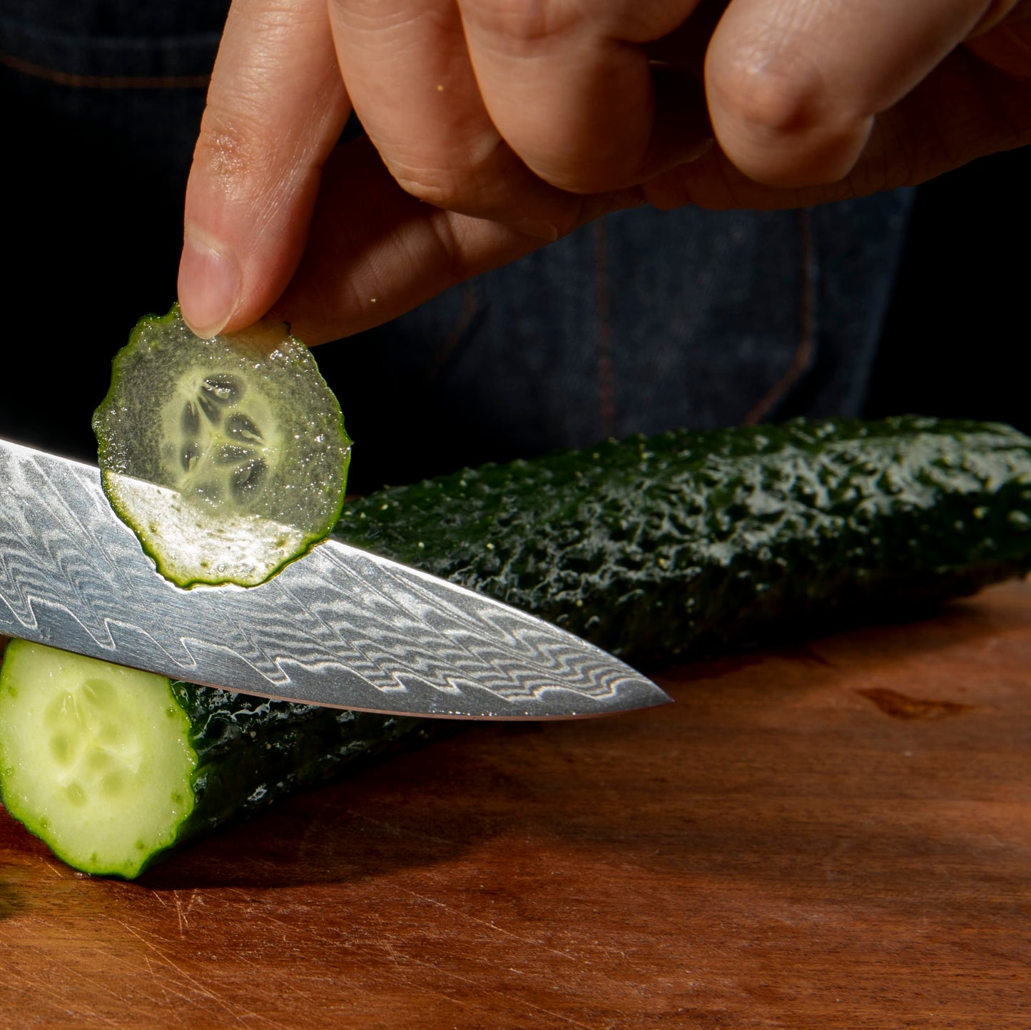 7-Piece Damascus Knife Block Sets, Damascus Knife Set for Professional Chefs, Cutlery Kitchen Scissors and Knives, Premium Razor Sharp Professional Chef Knife with Kitchen Shears and Block Set