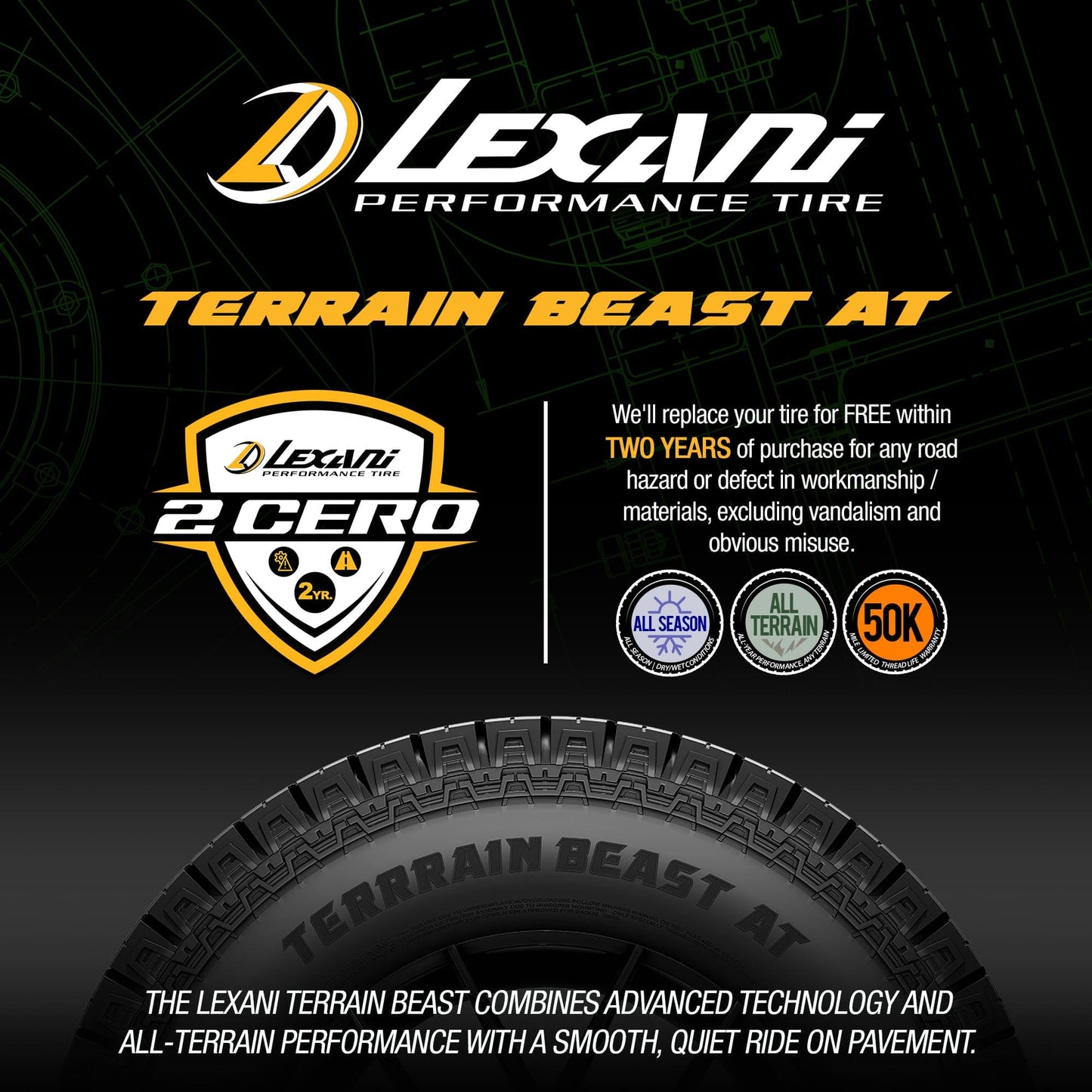 Lexani Terrain Beast AT 265/70R15 112S