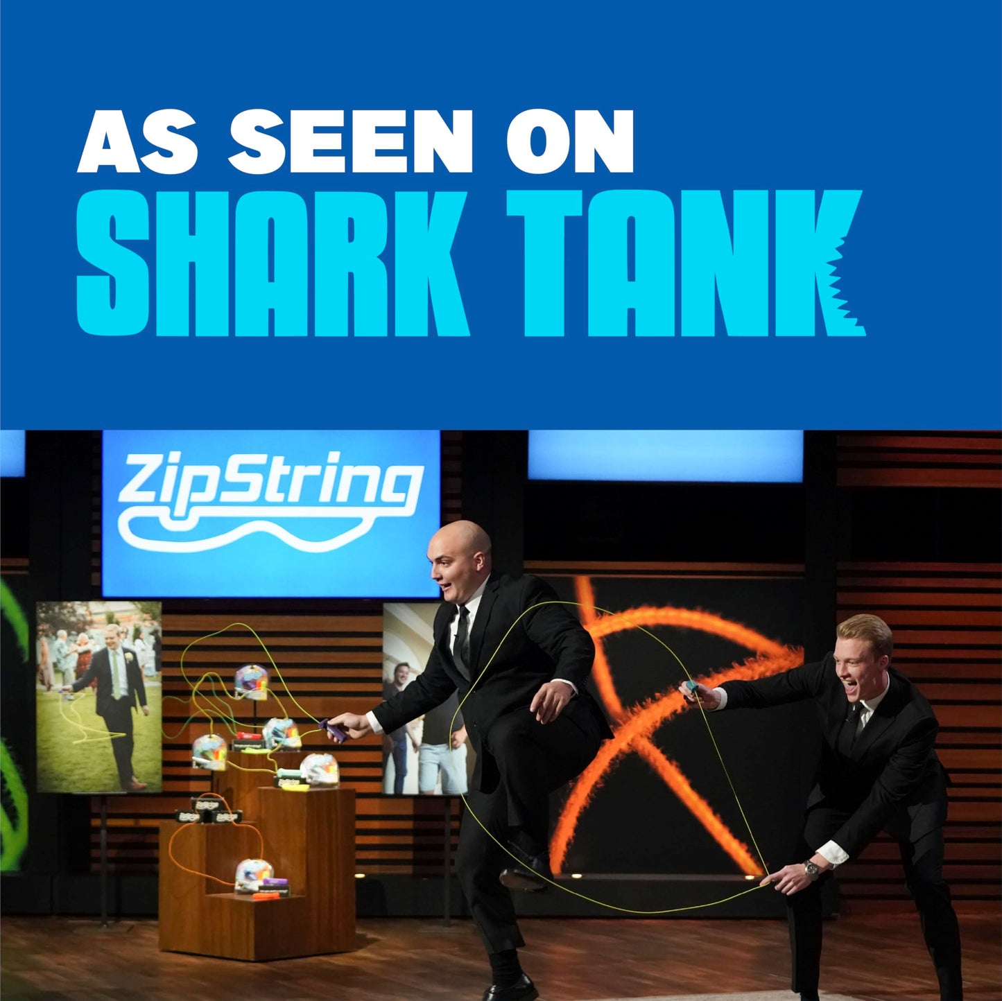 ZipString Original - As Seen on Shark Tank - Classic Rope Launcher Toy, Perfect for Kids & Adults - Fly a String Loop in The Air for Endless Tricks & Fun, Wonderment Awaits, Rock'it Red