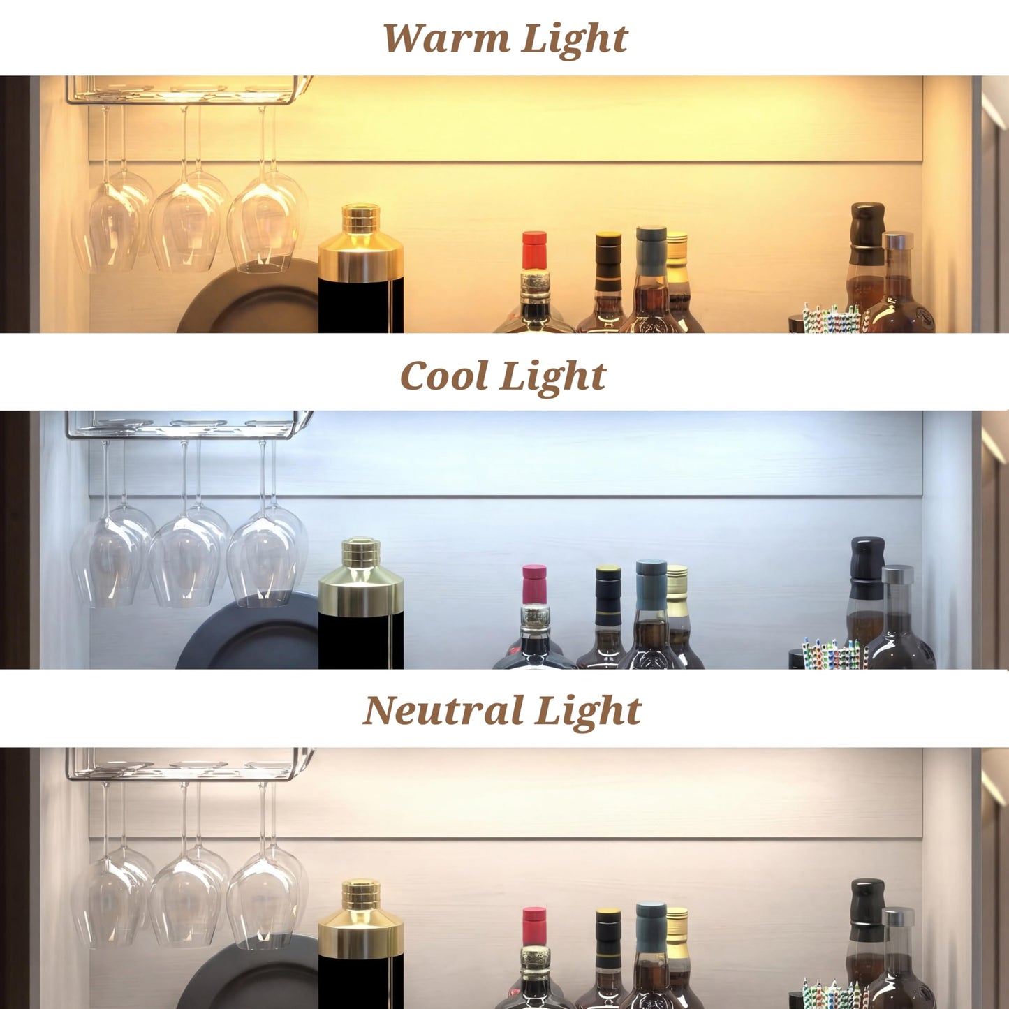 Hotmeily 71" Tall Pantry Cabinet with Charging Station, Kitchen Hutch with 3 Color LED Lights & Microwave Stand, Coffee Bar Cabinet with Large Storage Drawers for Dining Room, Living Room, White