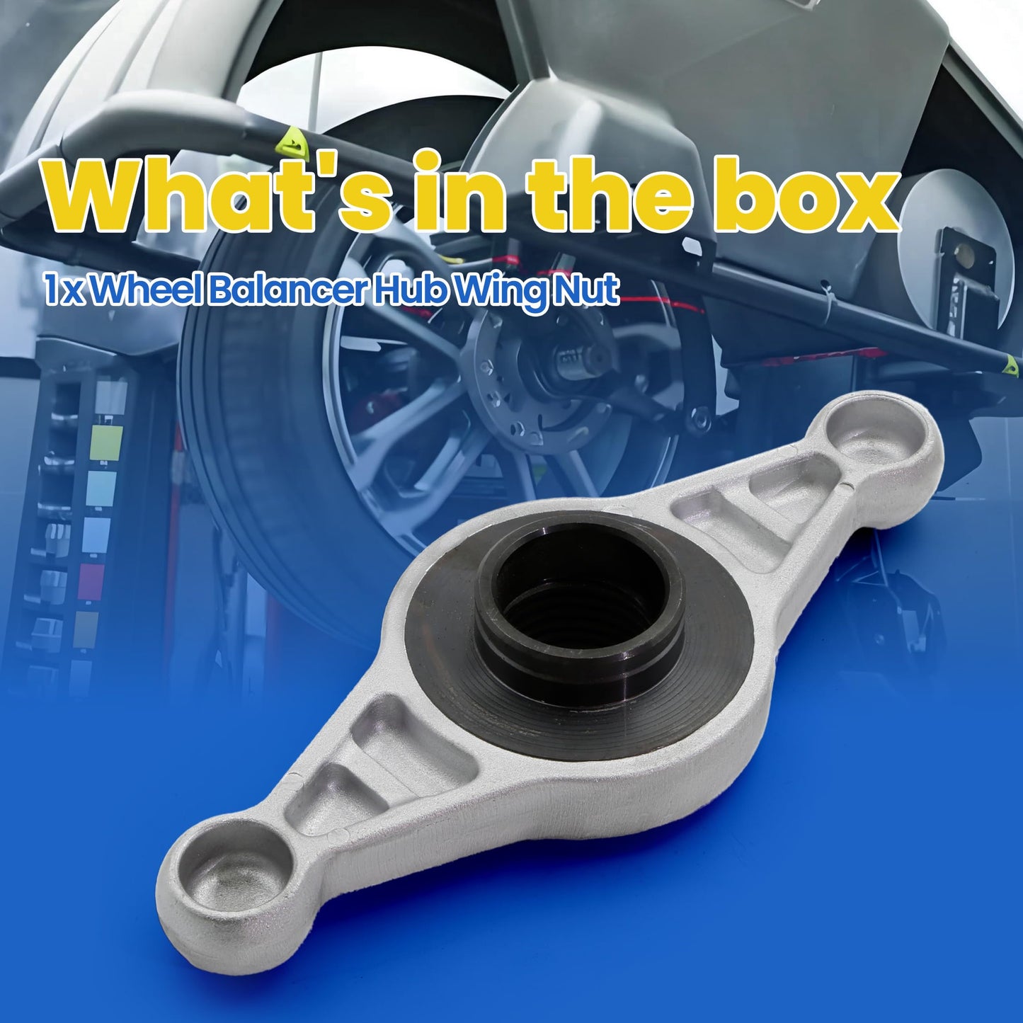 ECOMARK Wheel Balancer Hub Wing Nut fit for Hunter DSP7700 DSP8500 DSP9000 DSP9200 DSP9500 DSP9600 GSP9700 40mm X 8mm Shaft Thread Pitch Replace 812103