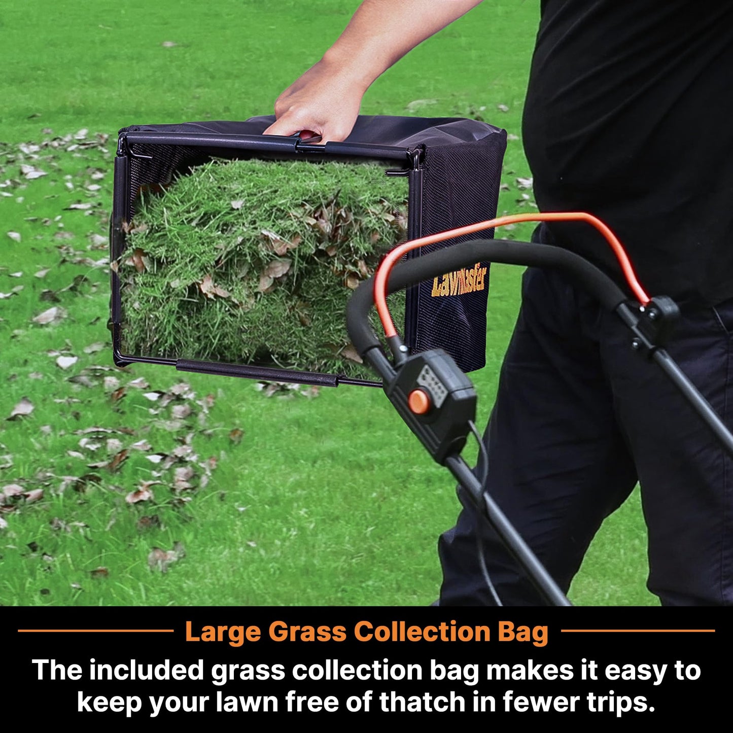 LawnMaster MEB1114K Electric Corded Lawn Mower 15-Inch 11AMP