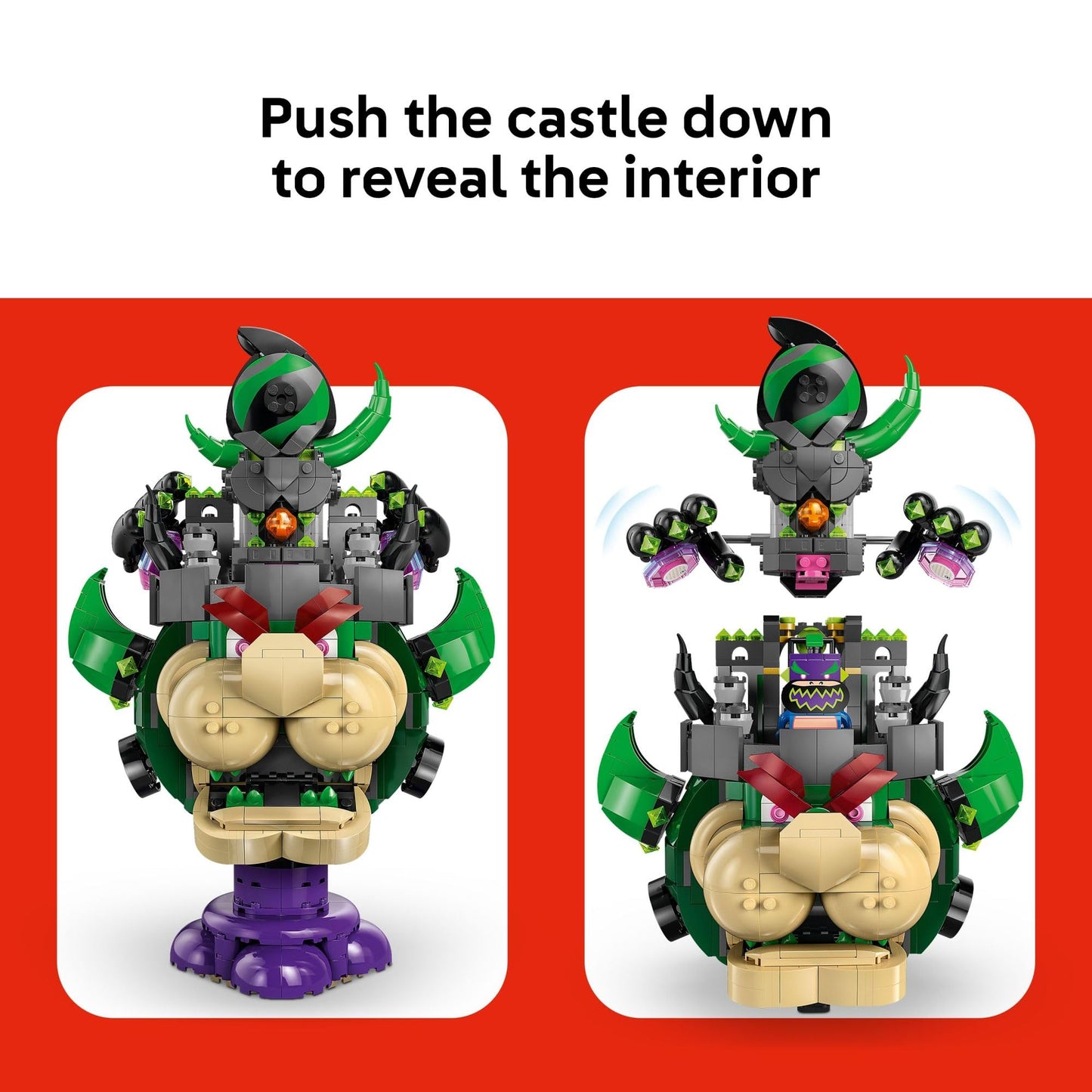 LEGO Super Mario Prince Florian & Castle Bowser Building Toy - Pretend Play Set for Boys & Girls, Ages 9+ - Building Blocks for Kids W/Digital Action & 4 Toy Figures - Gift Idea for Birthdays - 72042