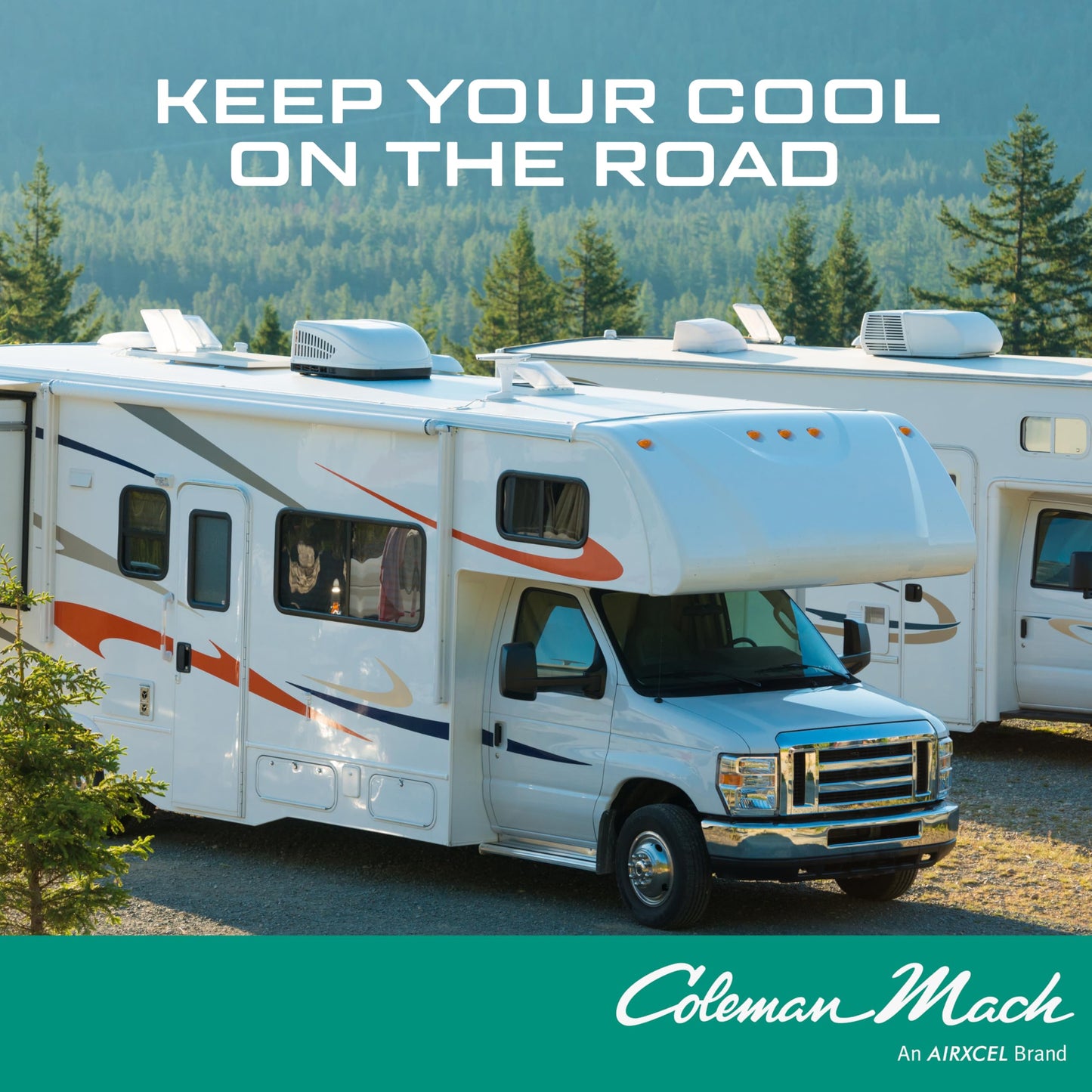 Coleman-Mach Smart Wi-Fi Thermostat Control Center, RV Digital Smart Thermostat (‎8330-753)
