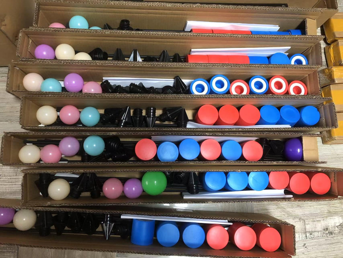 Inflatable Archery Range Floating Ball Shooting Archery Target Interactive Sport Games with 1 Longbow + 6 EVA Arrows+6 Balls, Air Blower, for Parties, Lawn Games, Team Events (Blue)