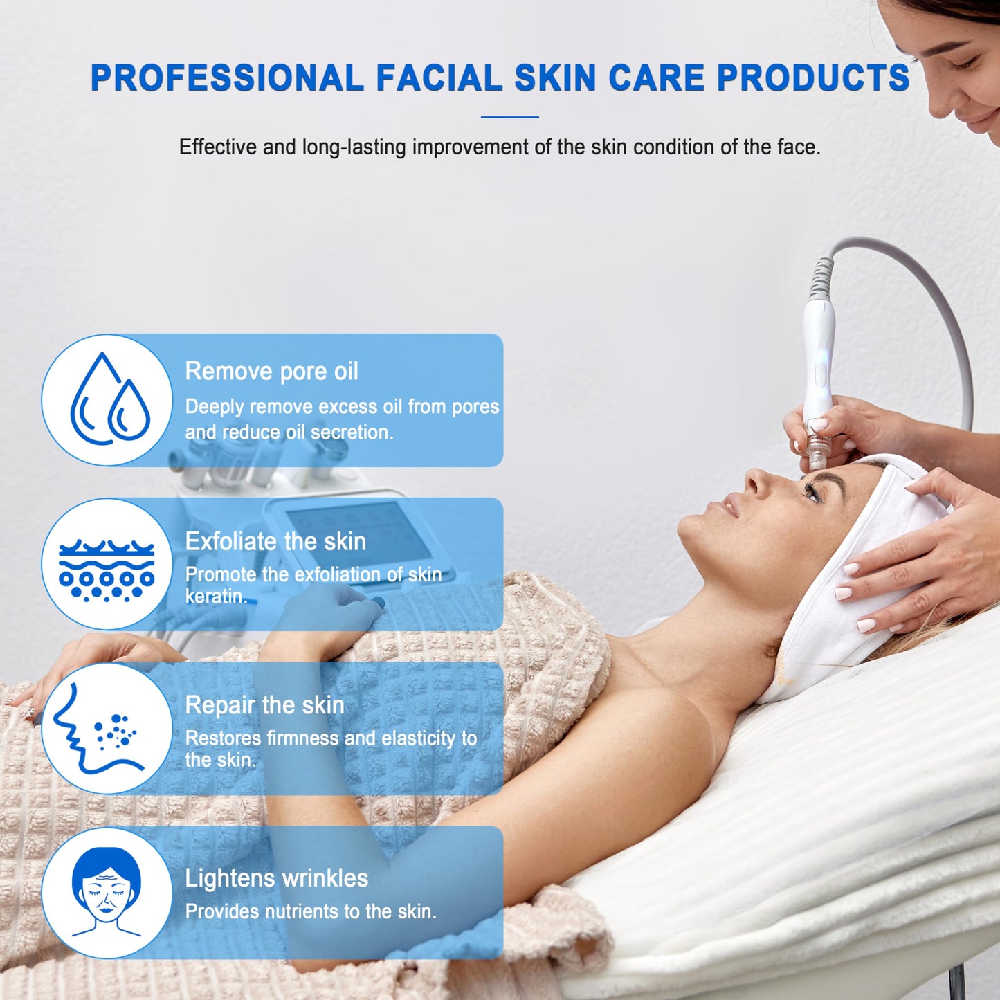 Elitzia 2 Set of Aqua Peeling Solution Facial Dermabrasion Machine Aqua Peel Serum Skin Care AS1 SA2 AO3 for Face Cleansing & Moisturizing 400ml/14.1Fl.oz (Set of 3 Bottles) ETYYS123