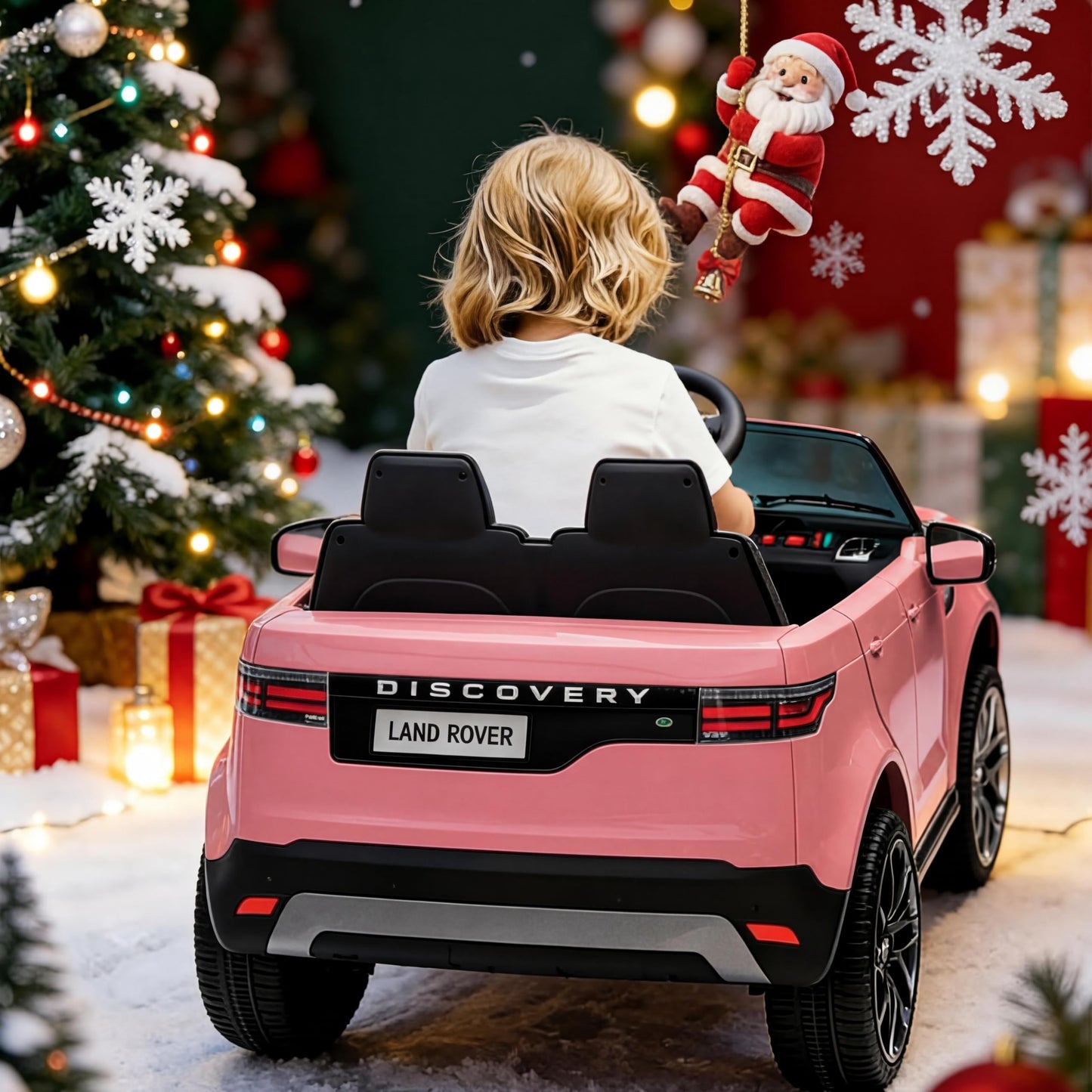 GarveeLife 12V 4.5AH Electric Car for Kids, Children Ride On Toy with Parental Remote Control, Kids' Electric Vehicle with Soft Start Design/3 Speed/Double Seats & LED Lights