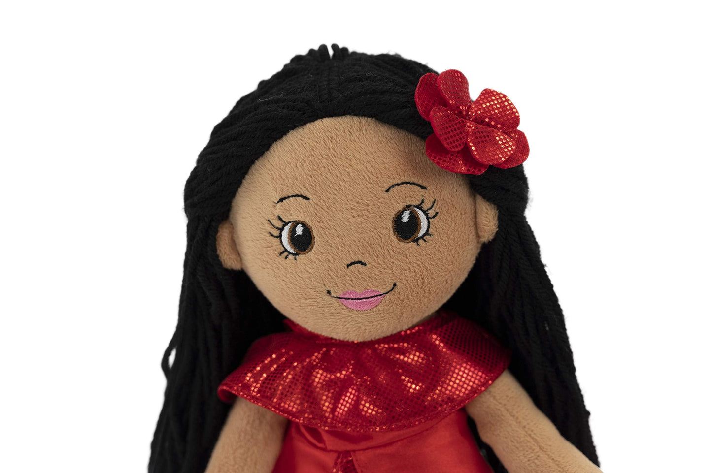 Playtime by Eimmie 14" Soft Baby Doll for Girls (Julie) - Plush Rag Doll for Toddlers & Infants, Washable Stuffed Toy with Sensory Fabric Body - Great for Baby Showers, Birthdays & Special Occasions