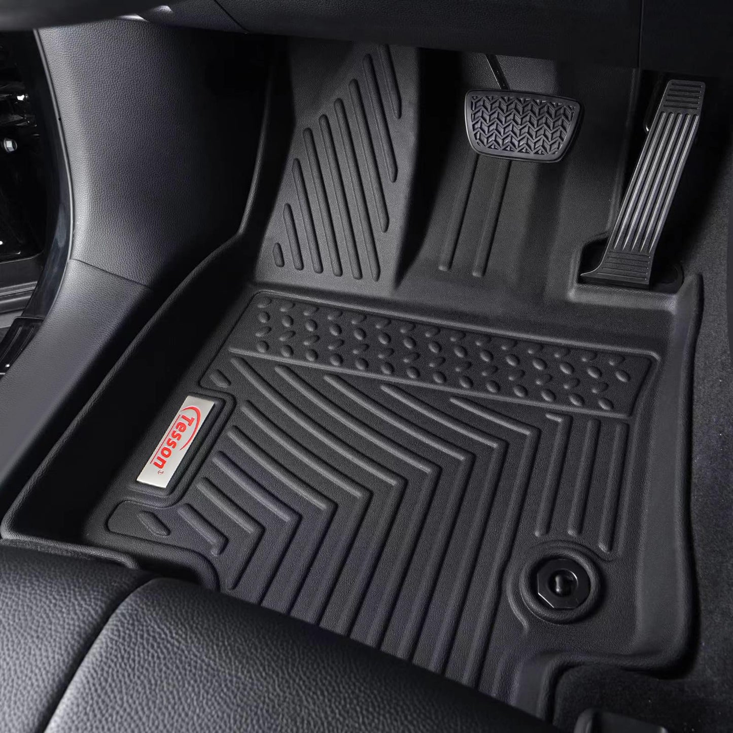 Tesson Floor Mats for 2025 2026 Nissan Murano,Cargo Mats for 2025+ Murano Accessories All Weather Custom Full Set Liner Heavy Duty TPE Winter Slush Car Floor mat
