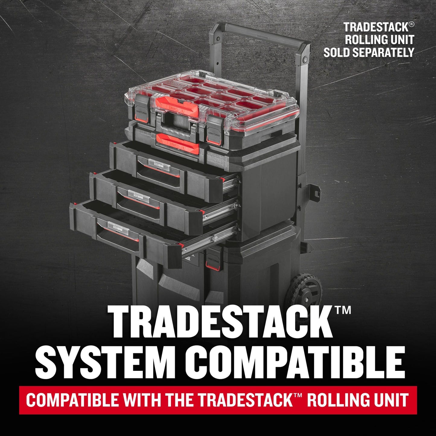 CRAFTSMAN Tradestack 3 Drawers Unit (CMST21405)