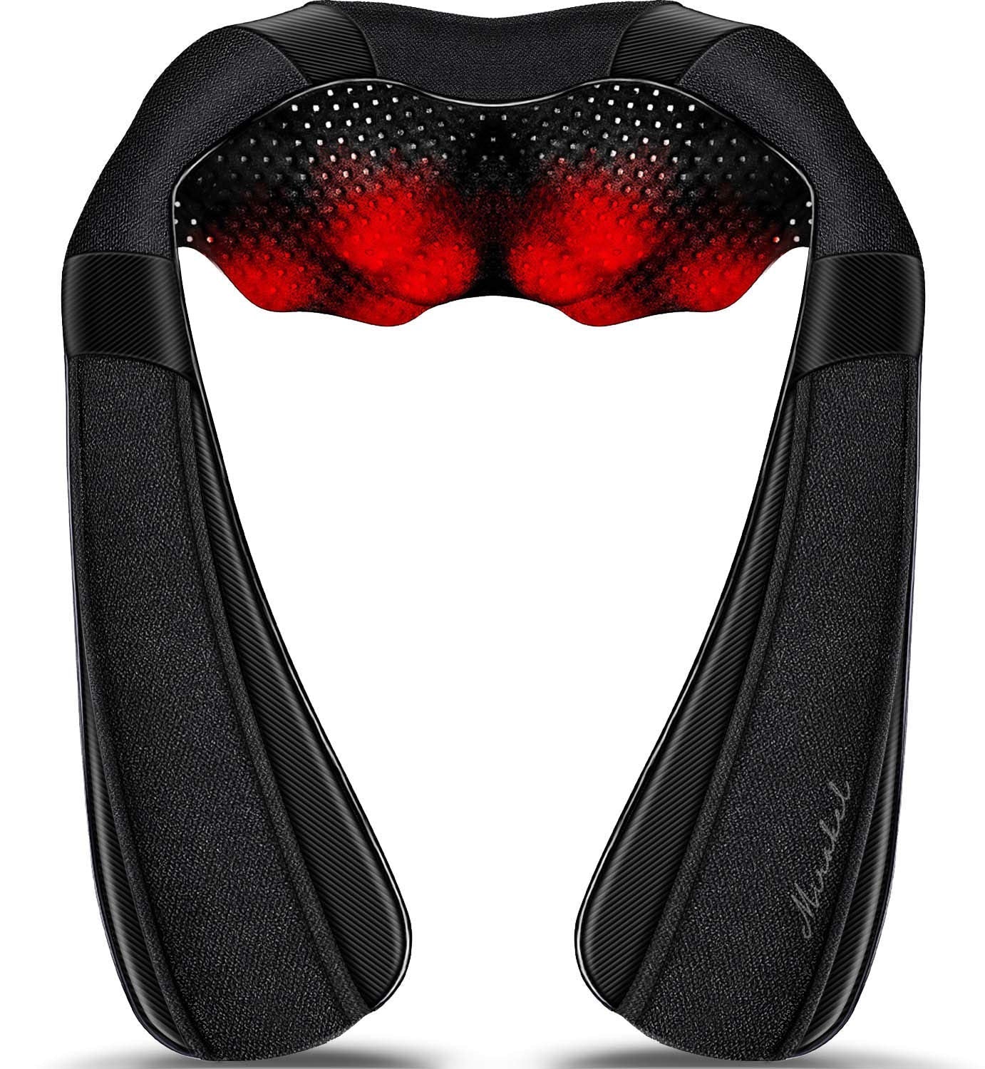 Shiatsu Neck and Shoulder Back Massager with Heat – Electric Deep Tissue Kneading Massage Pillow for Pain Relief and Relaxation – Perfect Gifts for Mother’s Day, Father’s Day, Birthdays, and Christmas