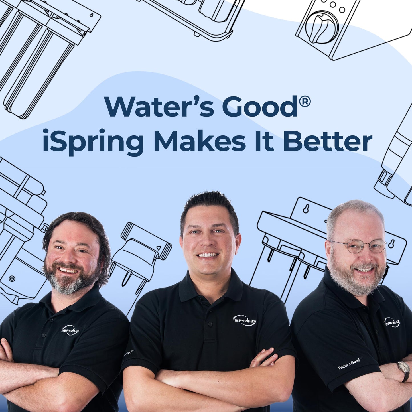 iSpring Whole House Water Softener System, 50,000 Grain High Capacity Removes Hardness with Automatic Backwash and Low Salt Alarm, Hardness & Scale Reduction in House and Commercial Water Use, WCS50KG