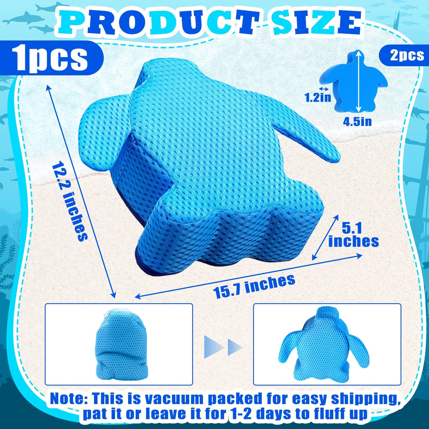 Qinyoung Hot Tub Booster Seat for Adults with Suction Cups and 2 Sponge 15.8x12x5 Inch Weighted Spa 4d Air Mesh Thick Portable Inflatable Hot Tub Booster Seat Indoor Outdoor Quick Dry Bathtub Cushion