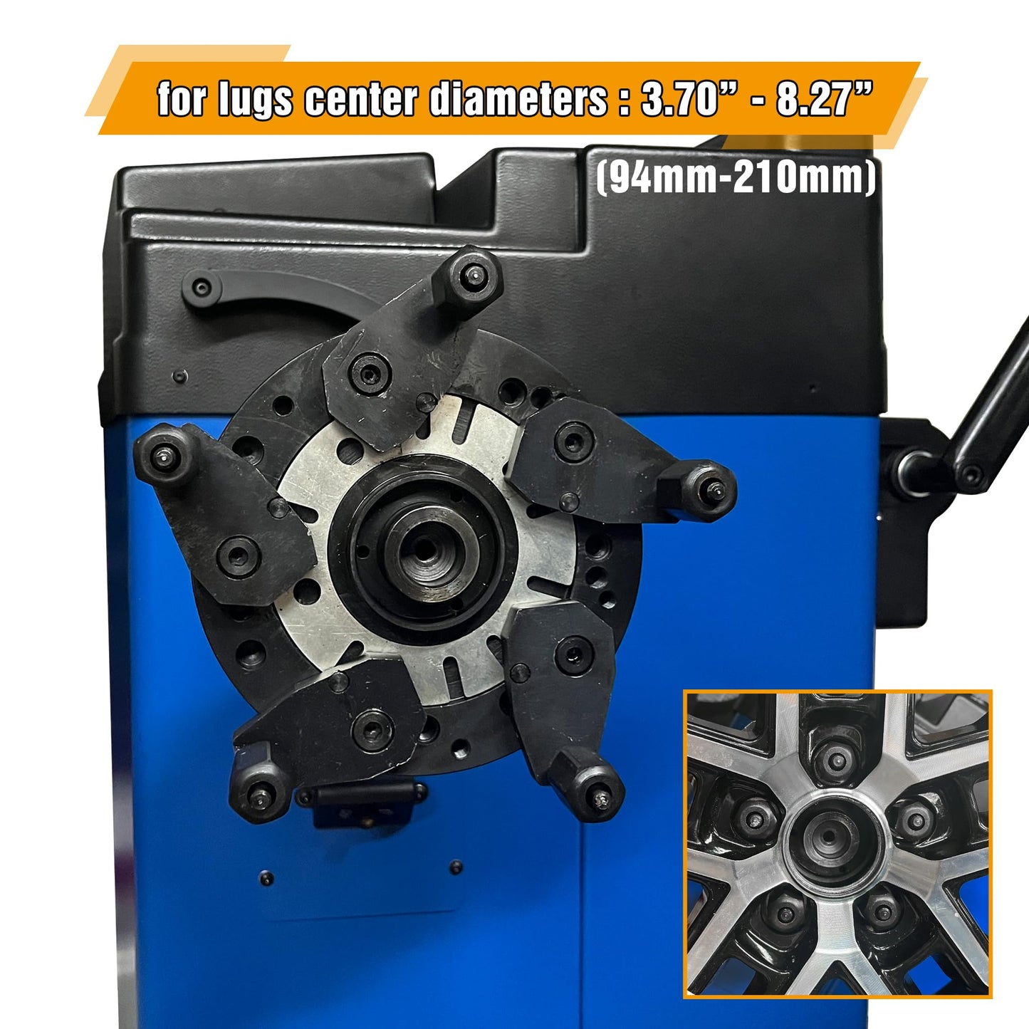 Nienloop Universal Wheel Balancer Adaptor Fixture Plate, Tire Balancing Machine Clamp, for 36/38/40mm Shaft