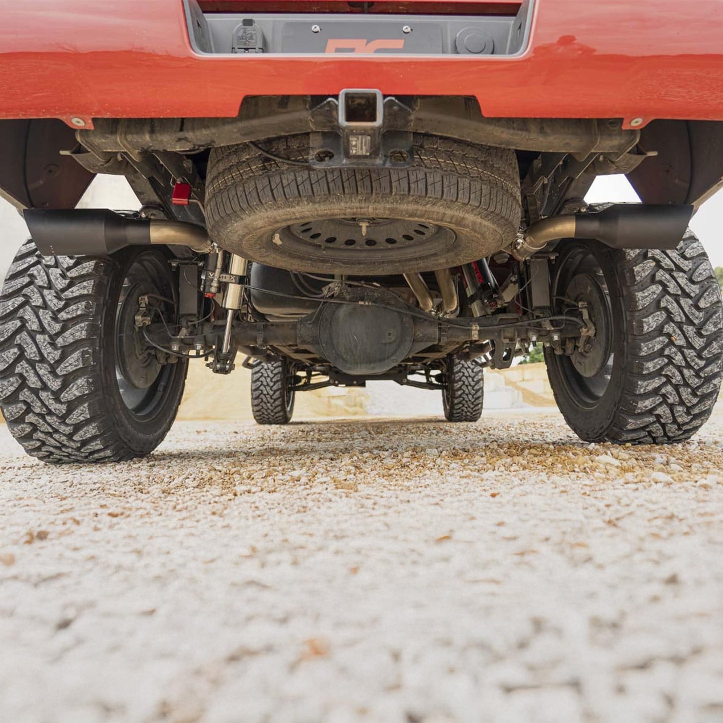 Rough Country Dual Cat-Back Exhaust for 2014-2018 Chevy/GMC 1500 | 5.3L - 96007