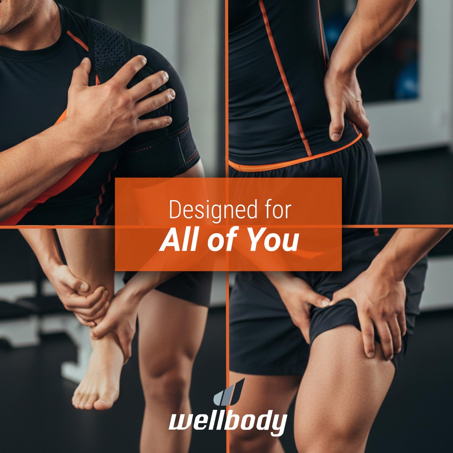 Wellbody 5 Deep Tissue Massage Gun with Heat Ball Technology | Vibrating Handheld Massager for Trigger Point Therapy | 5 Speed Rechargeable Portable Device for Muscle Pain Relief & Recovery